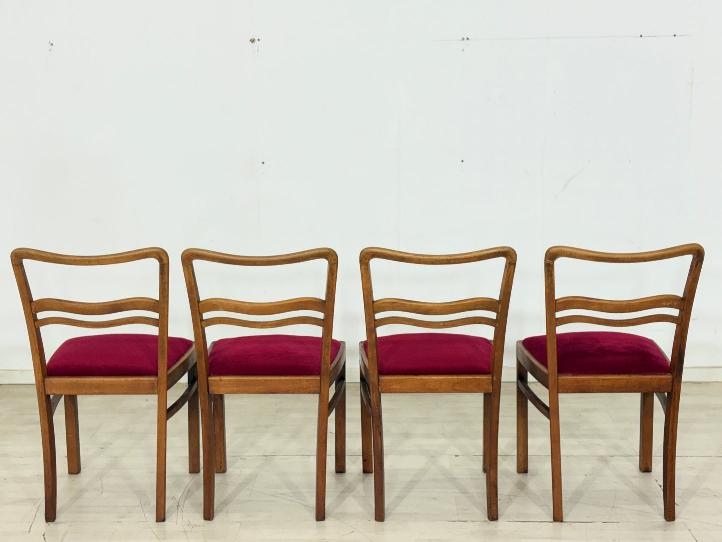 4er Set Jugendstil Stühle / Esszimmerstühle Set – um 1920