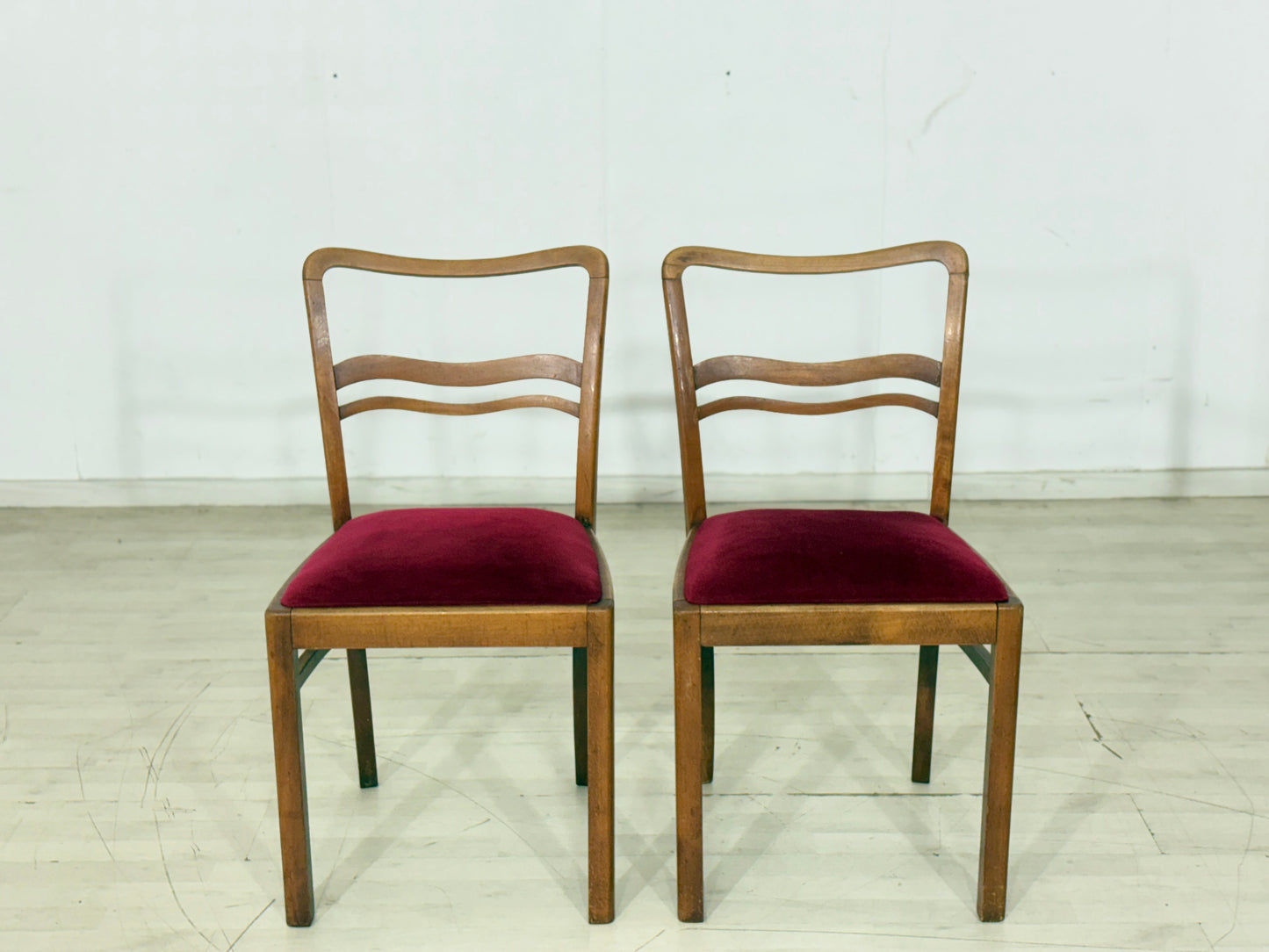 4er Set Jugendstil Stühle / Esszimmerstühle Set – um 1920