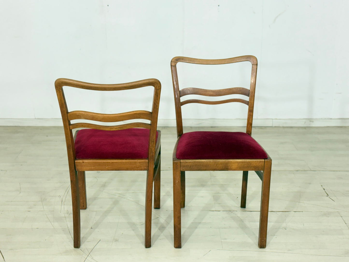 4er Set Jugendstil Stühle / Esszimmerstühle Set – um 1920