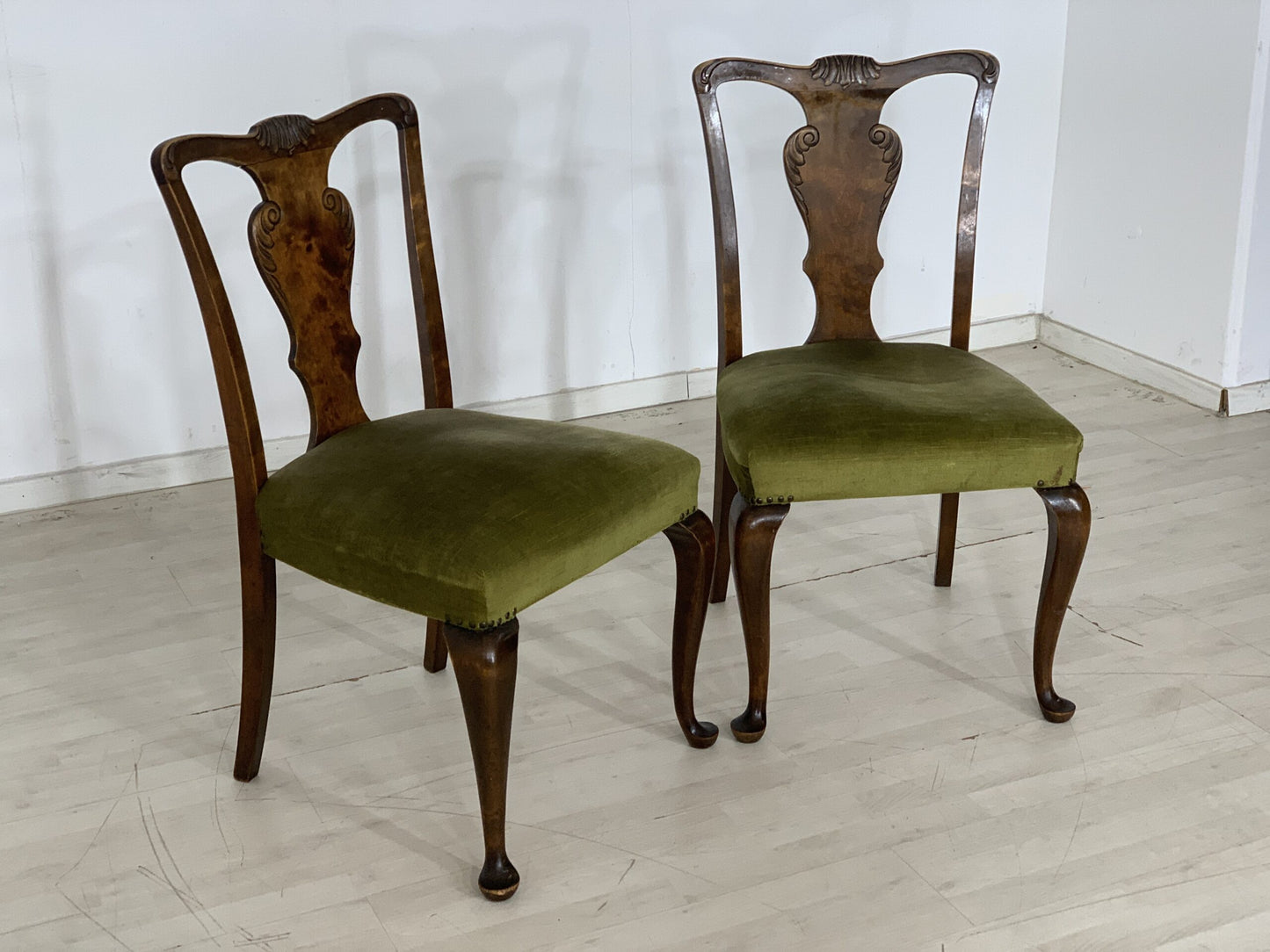 2x CHIPPENDALE CHAIRS DINING ROOM CHAIRS KITCHEN CHAIRS