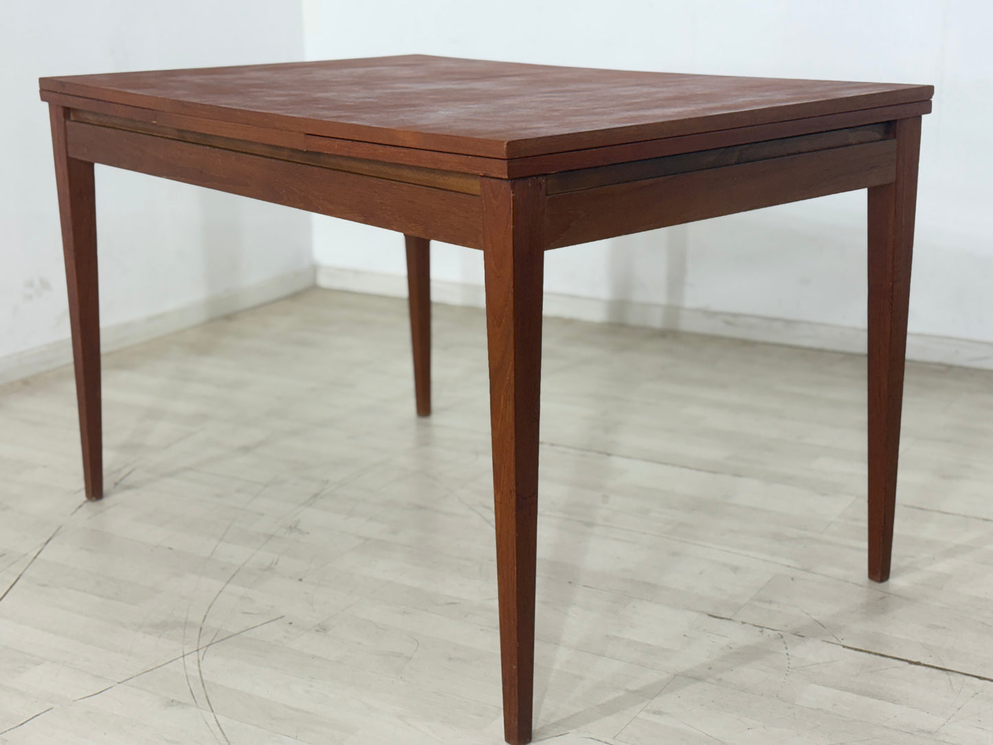 60er Jahre Teak Esstisch Holz Tisch ausziehbar Küchentisch Vintage