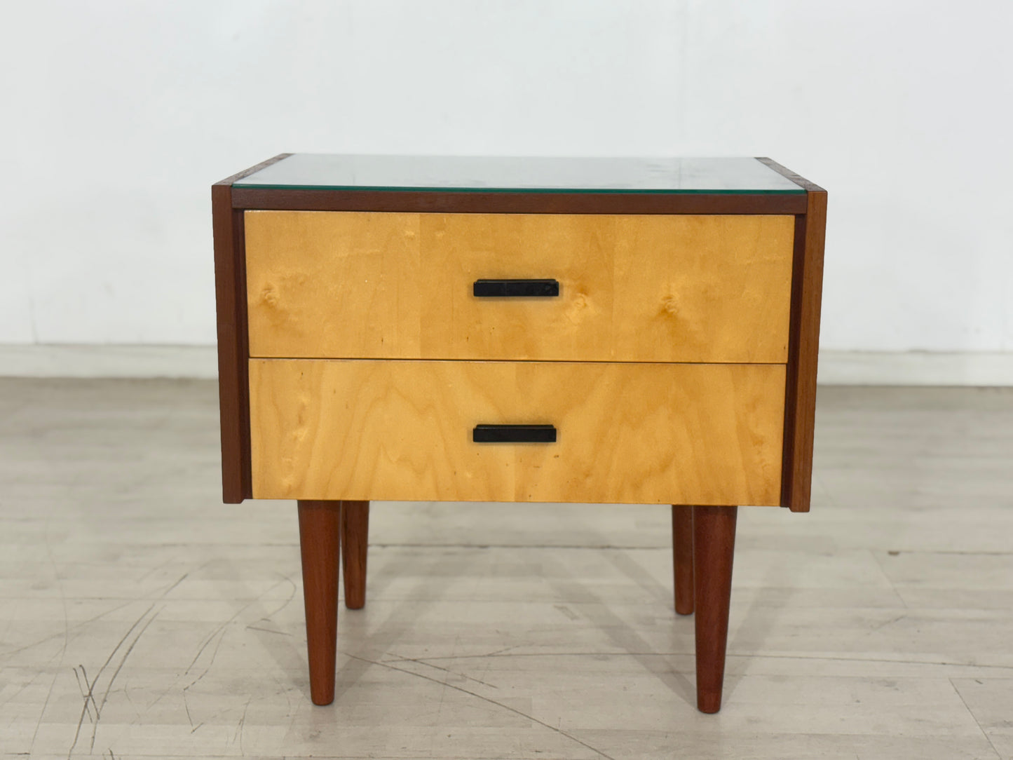 60er Jahre Nachttisch Nachtschrank Kommode Schrank Vintage