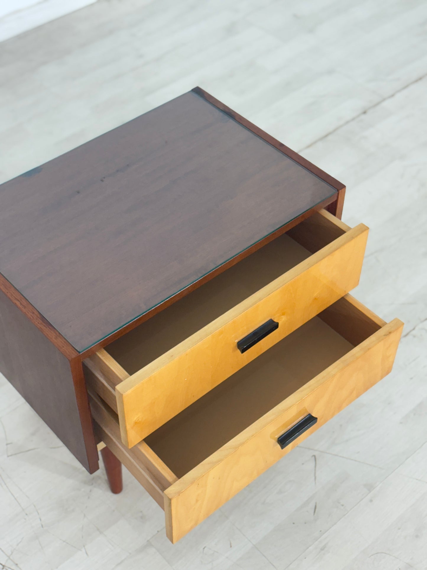 60er Jahre Nachttisch Nachtschrank Kommode Schrank Vintage