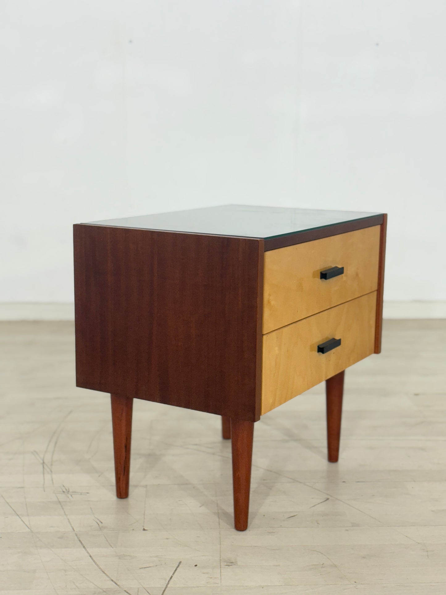 60er Jahre Nachttisch Nachtschrank Kommode Schrank Vintage