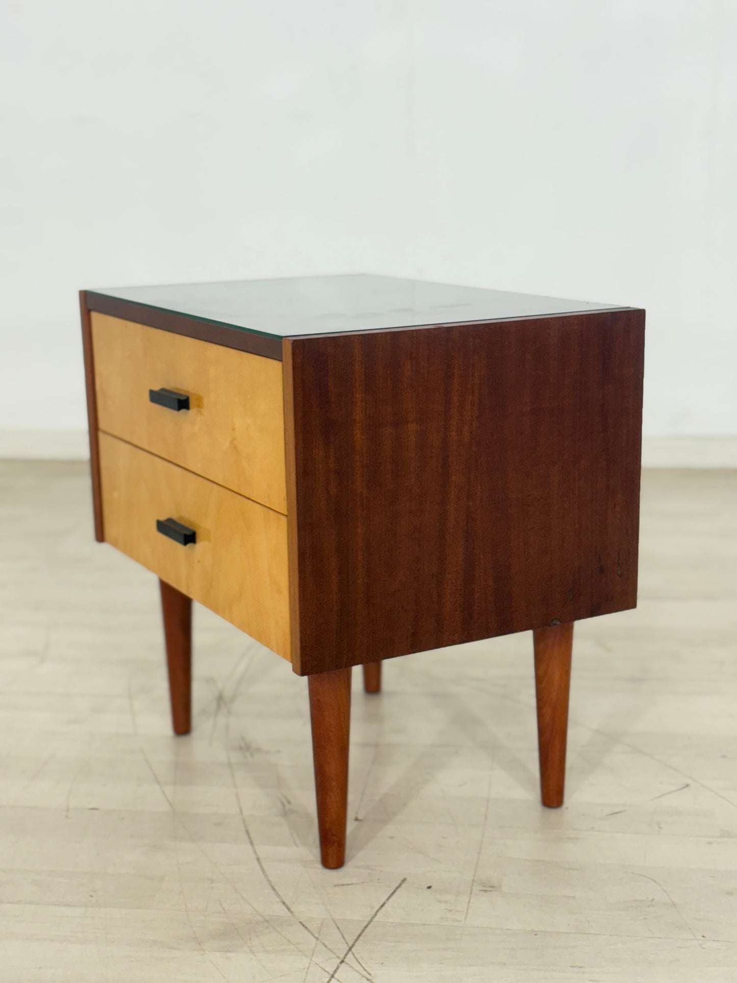 60er Jahre Nachttisch Nachtschrank Kommode Schrank Vintage