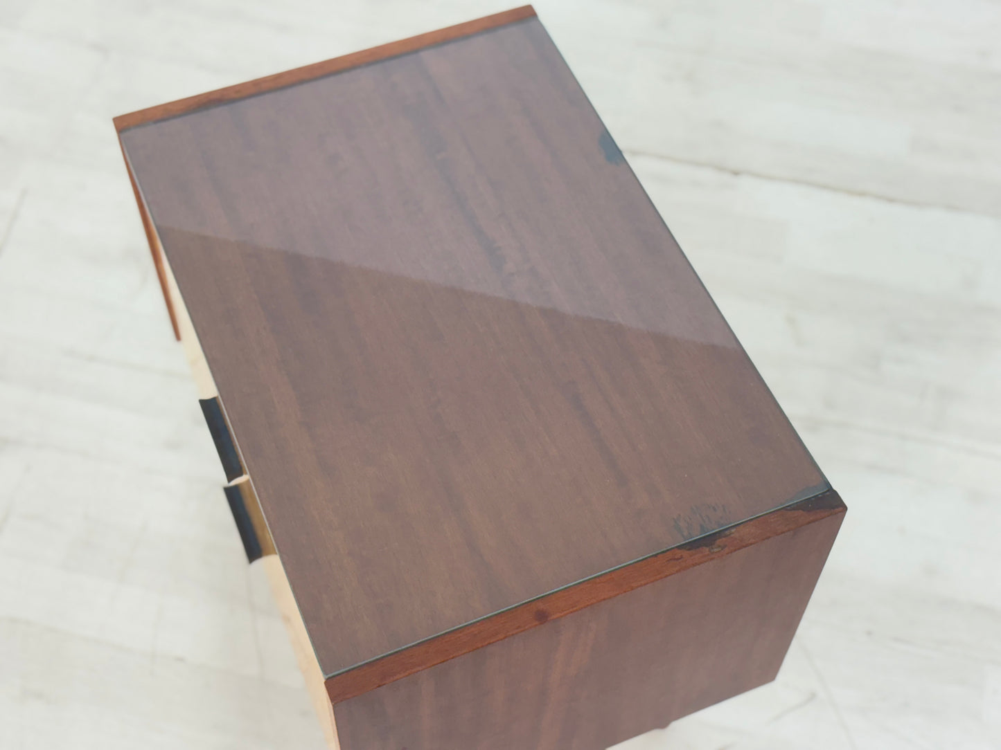 60er Jahre Nachttisch Nachtschrank Kommode Schrank Vintage