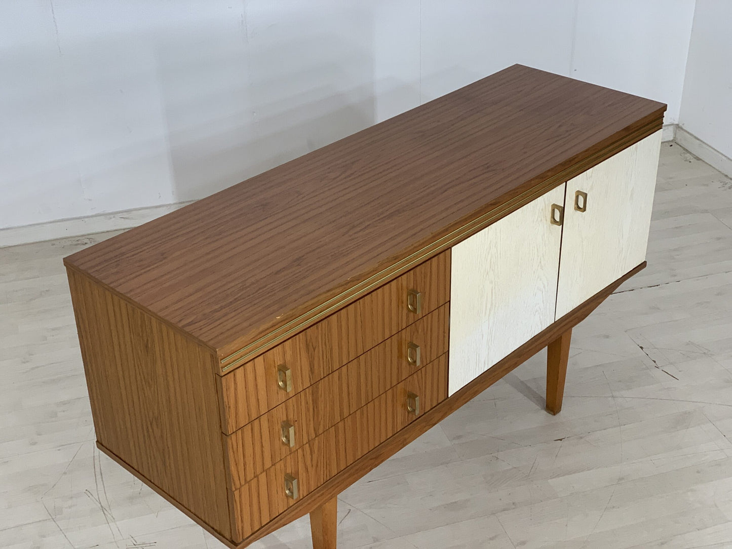 MID CENTURY SIDEBOARD KOMMODE ANRICHTE SCHRANK FLURSCHRANK VINTAGE