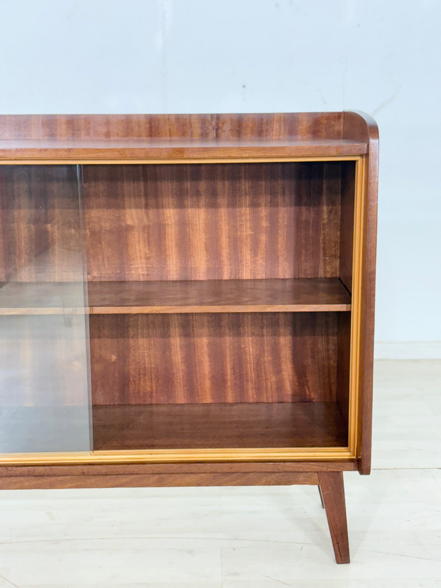 Mid Century Vitrine Vitrinenschrank Sideboard Kommode Schrank