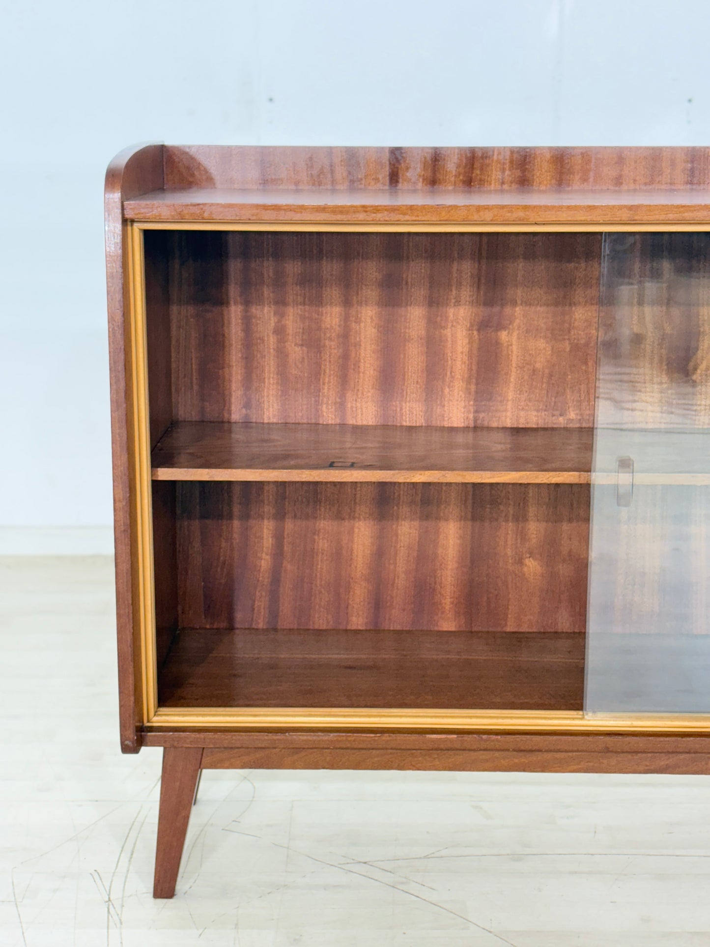 Mid Century Vitrine Vitrinenschrank Sideboard Kommode Schrank