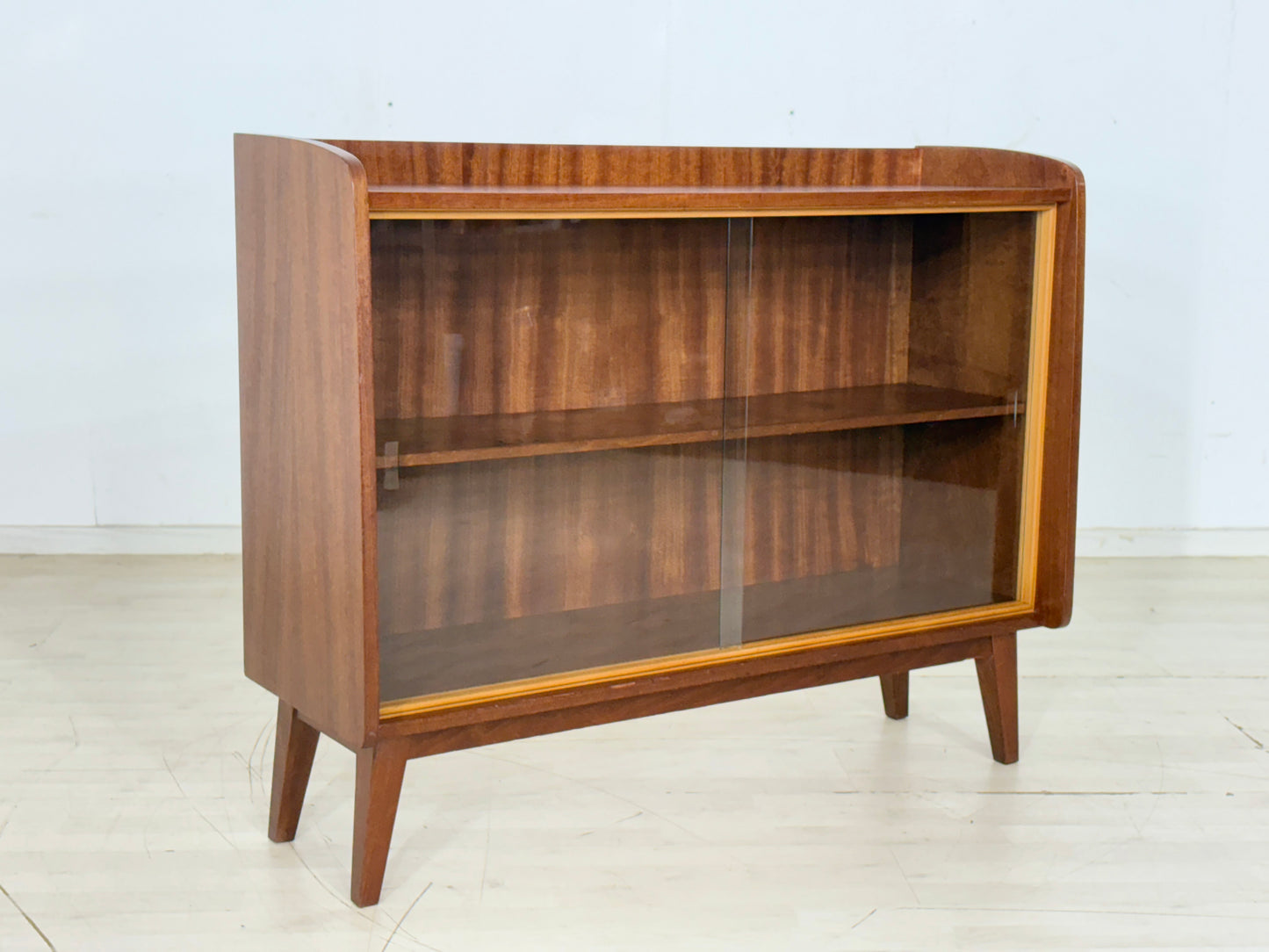 Mid Century Vitrine Vitrinenschrank Sideboard Kommode Schrank
