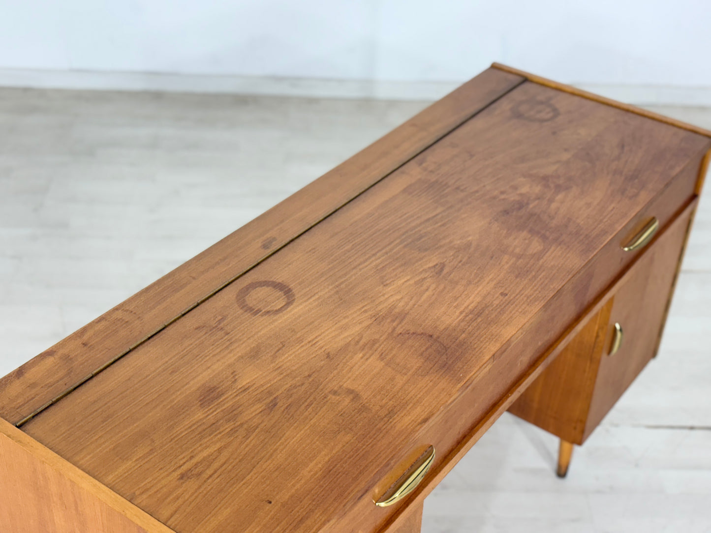 60er Jahre Schreibtisch Damenschreibtisch Holz Tisch Vintage Desk