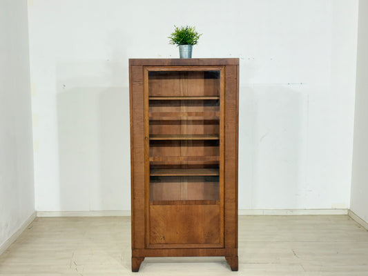 Eleganter Vintage-Bücherschrank aus Echtholz / Art Déco
