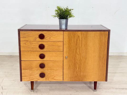 Mid Century Kommode Sideboard Anrichte Wohnzimmerschrank Flurschrank Vintage