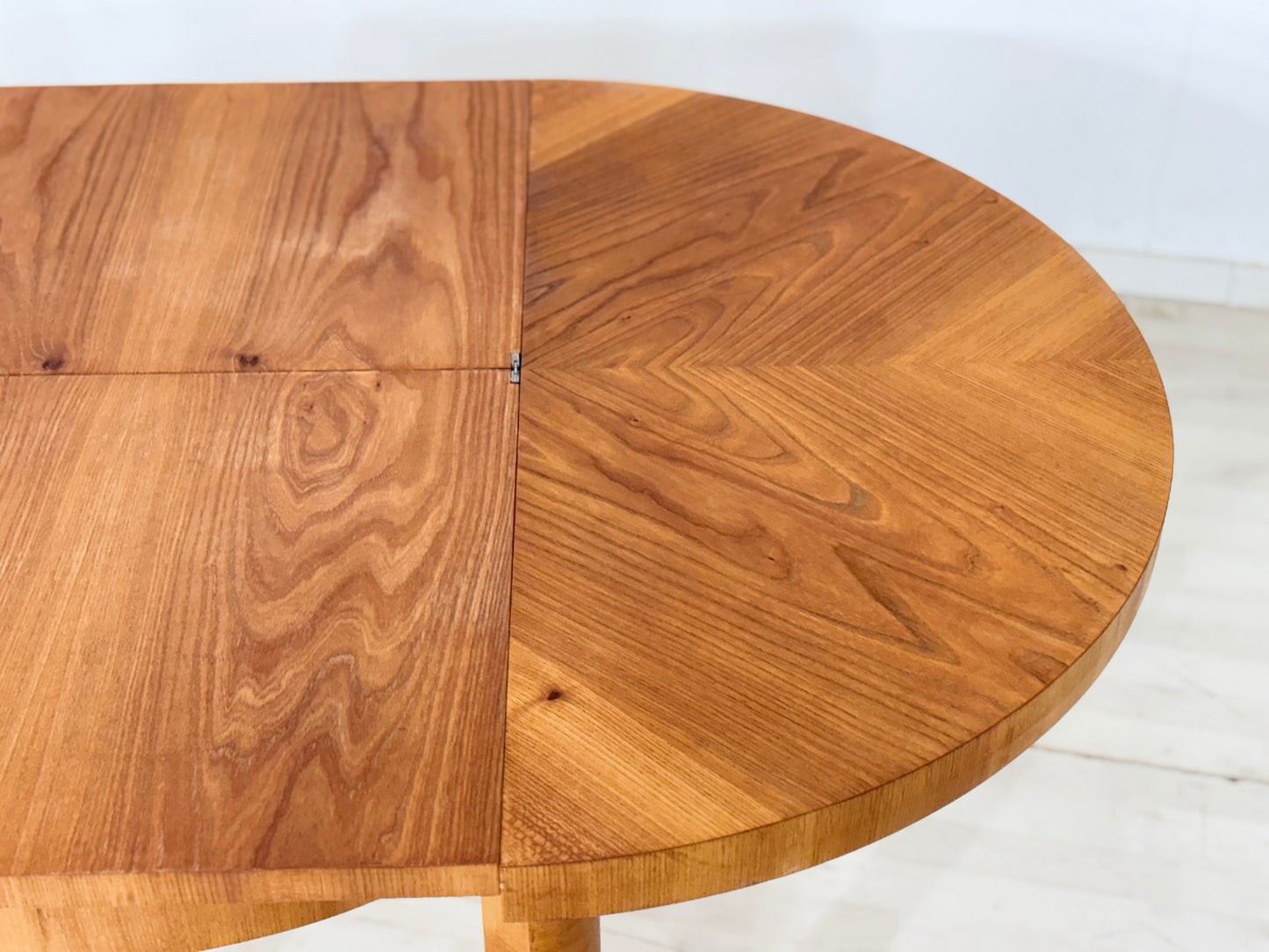 Vintage Art Deco Esstisch Ausziehbar Holz Tisch um 1940