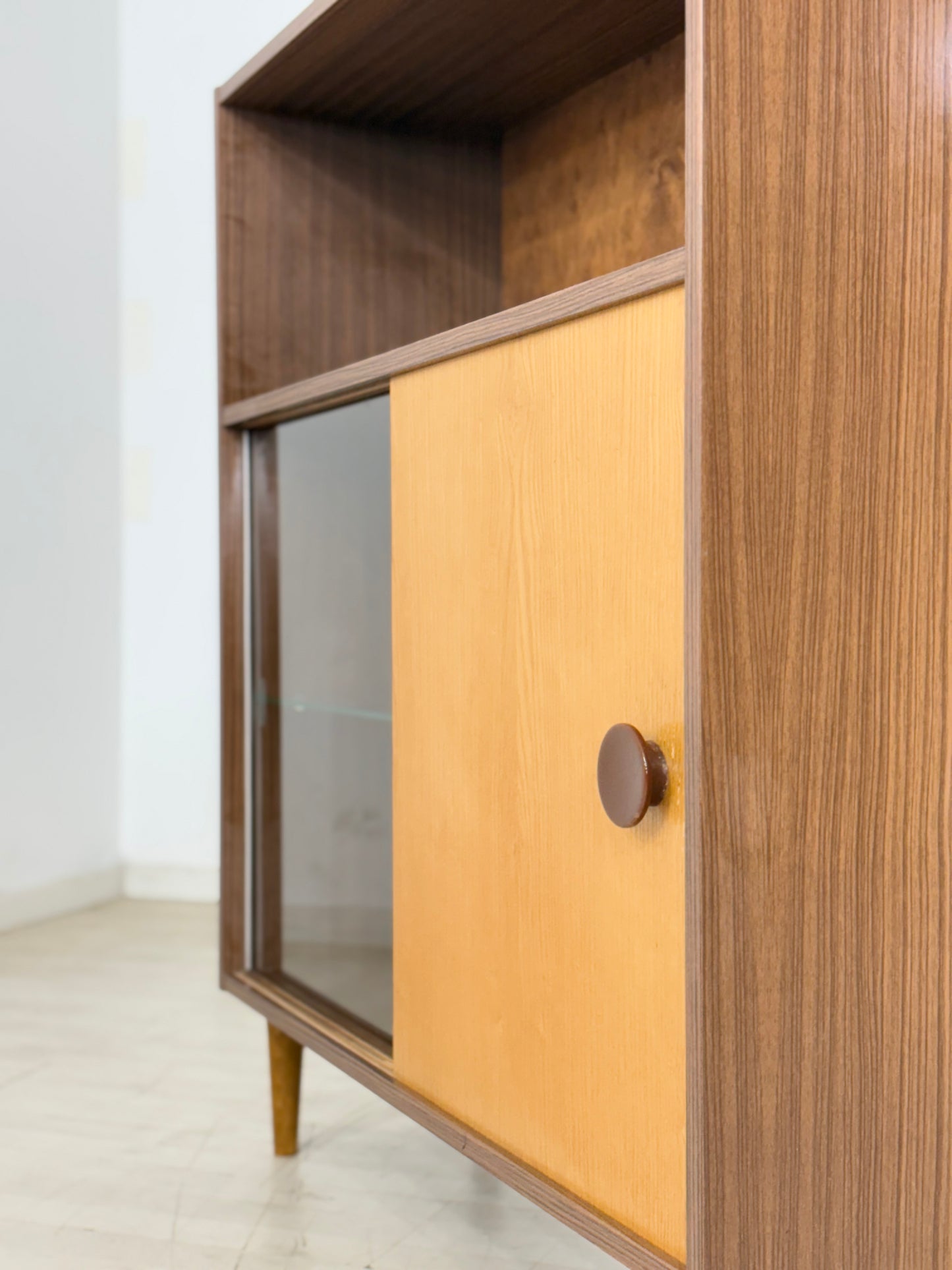 Mid Century Highboard Kommode Schrank Flurschrank Vintage