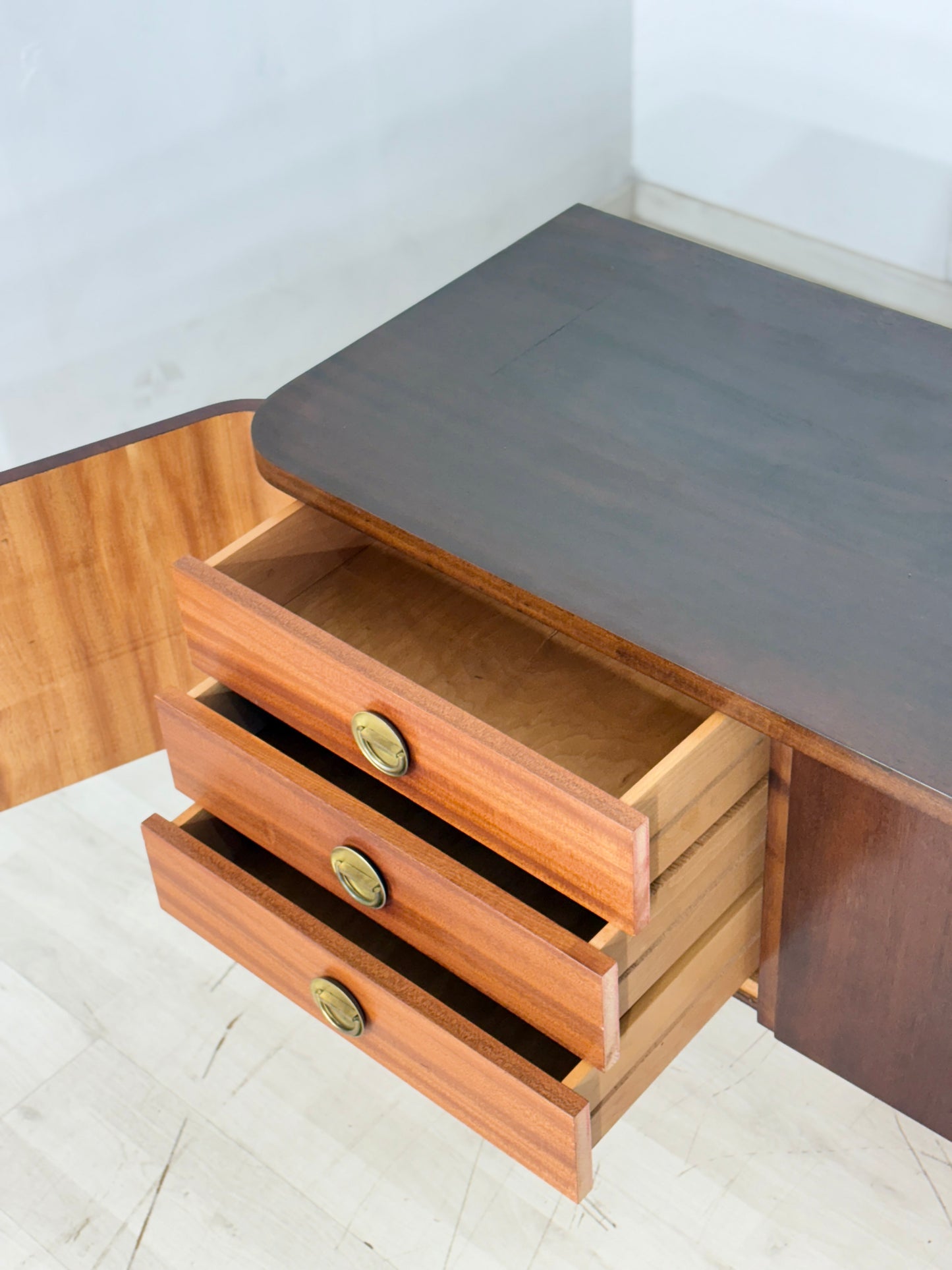 Mid Century Sideboard Kommode Lowboard Schrank Vintage