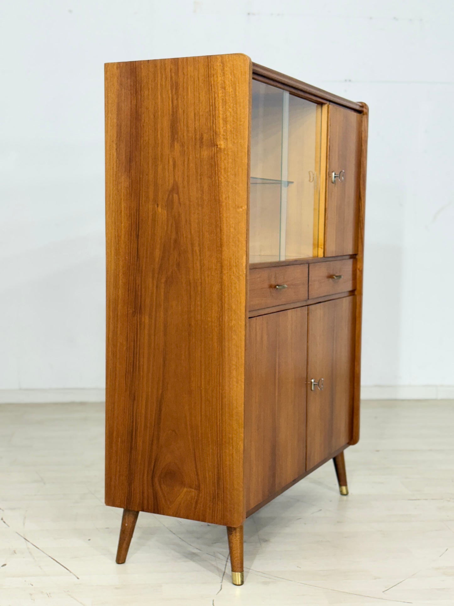 Mid Century Highboard Wohnzimmerschrank Schrank Flurschrank Anrichte Vintage