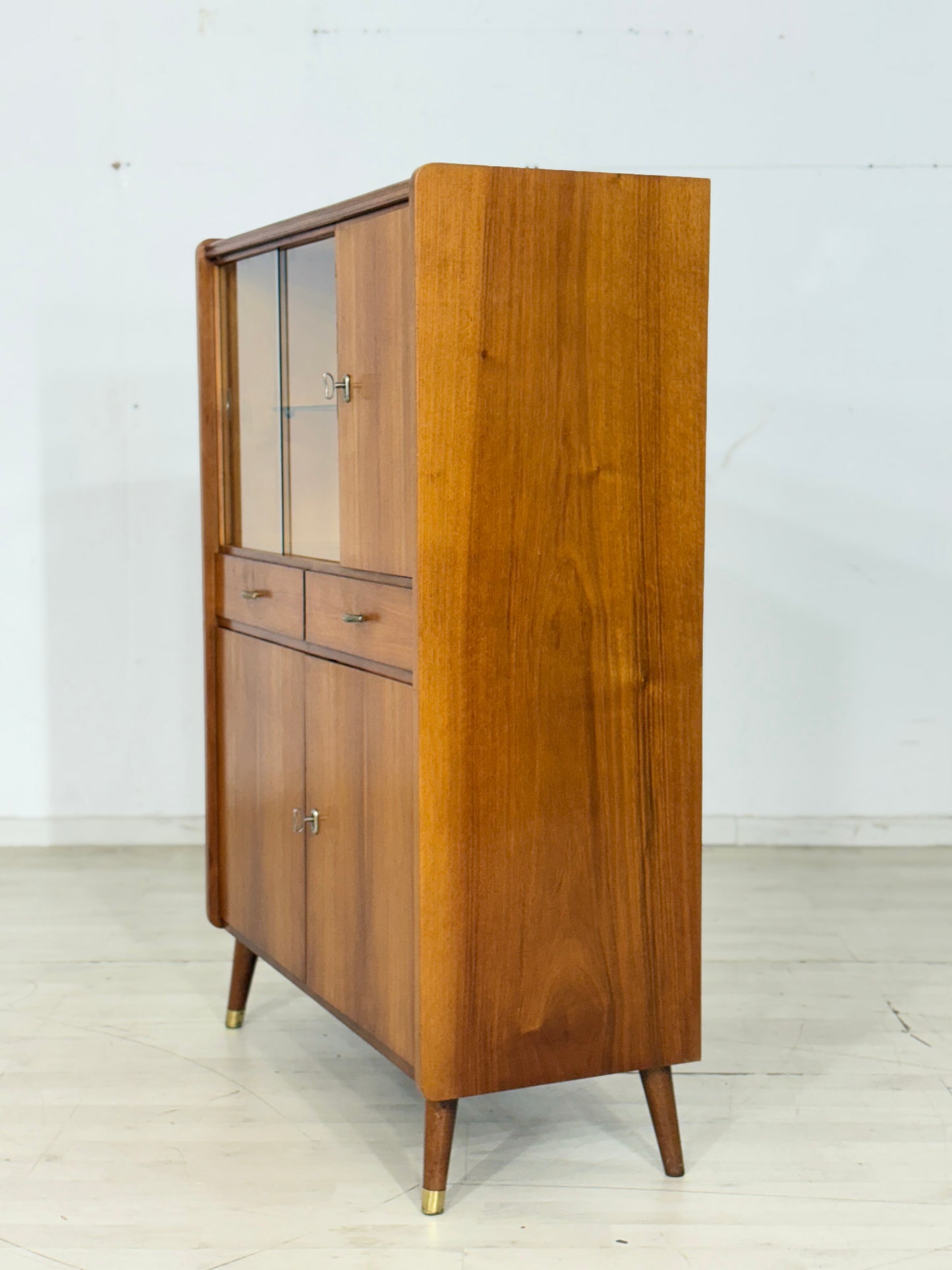 Mid Century Highboard Wohnzimmerschrank Schrank Flurschrank Anrichte Vintage