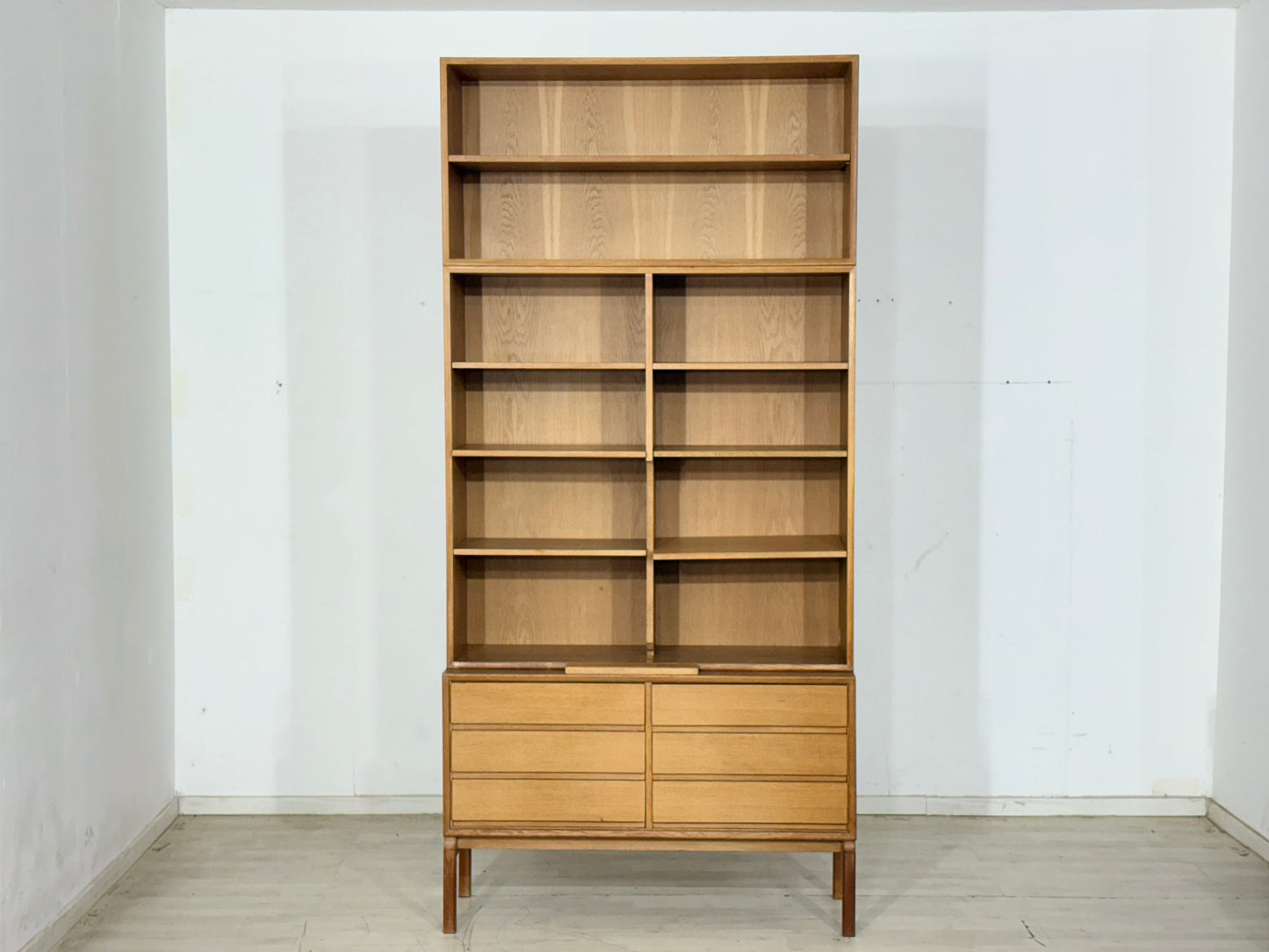 Mid Century Klassiker: IKEA MTP Regal / Highboard / Sideboard – Eiche – Design Marianne Richter