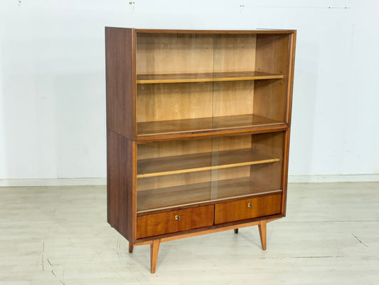 Mid Century Vitrine Anrichte Vitrinenschrank Regal Vintage 1964
