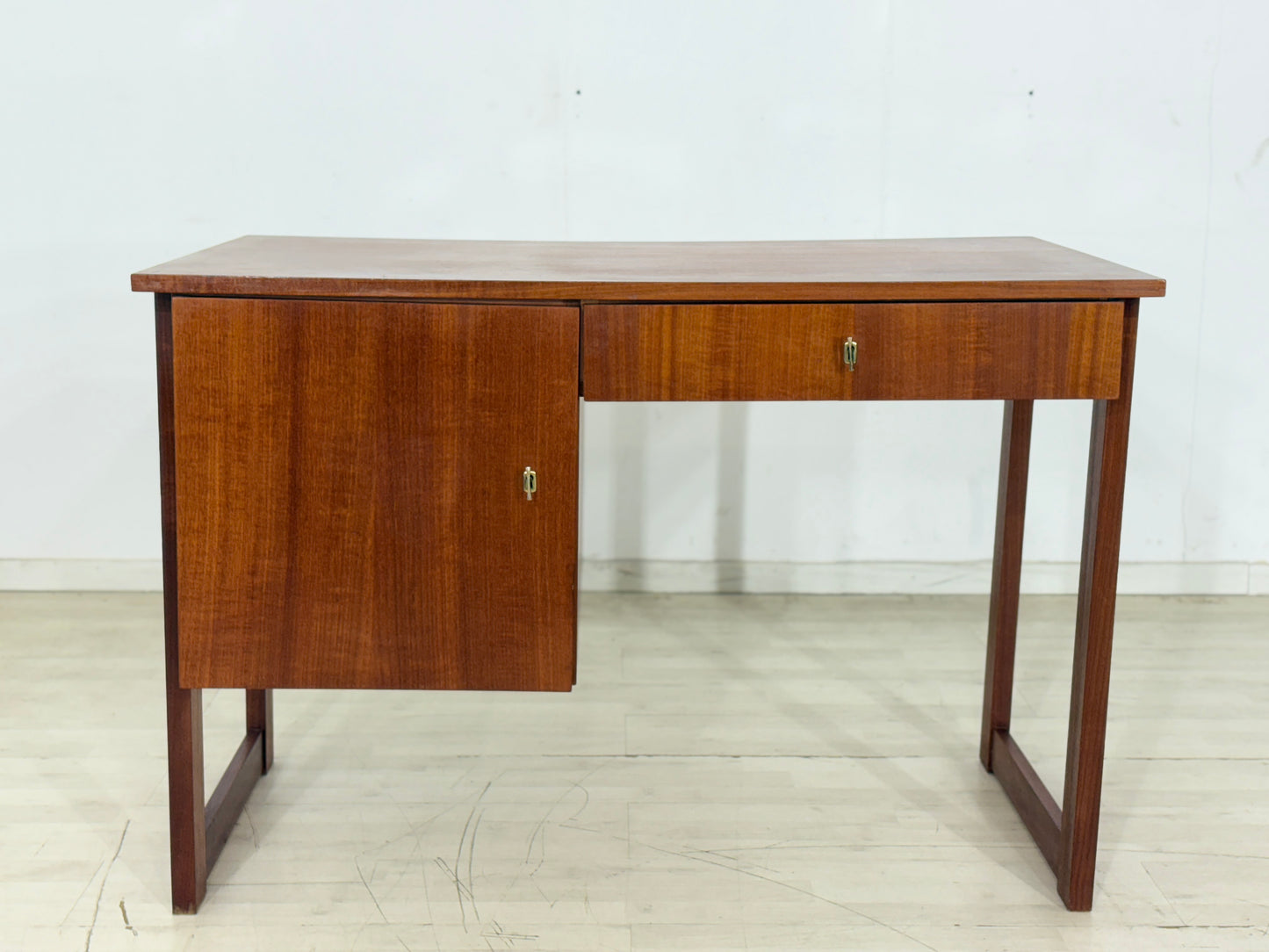 Mid Century Schreibtisch Damentisch Holz Tisch Vintage Desk