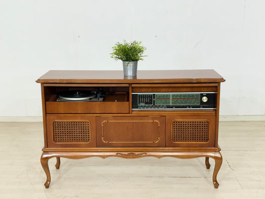 Chippendale Vintage Musiktruhe / Kommode / Mid Century Sideboard / 60er Jahre