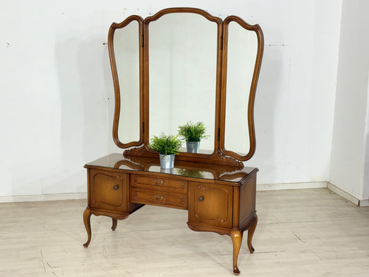 Chippendale Frisierkommode / Vintage Kommode / Sideboard / Frisiertisch / Schlafzimmerschrank