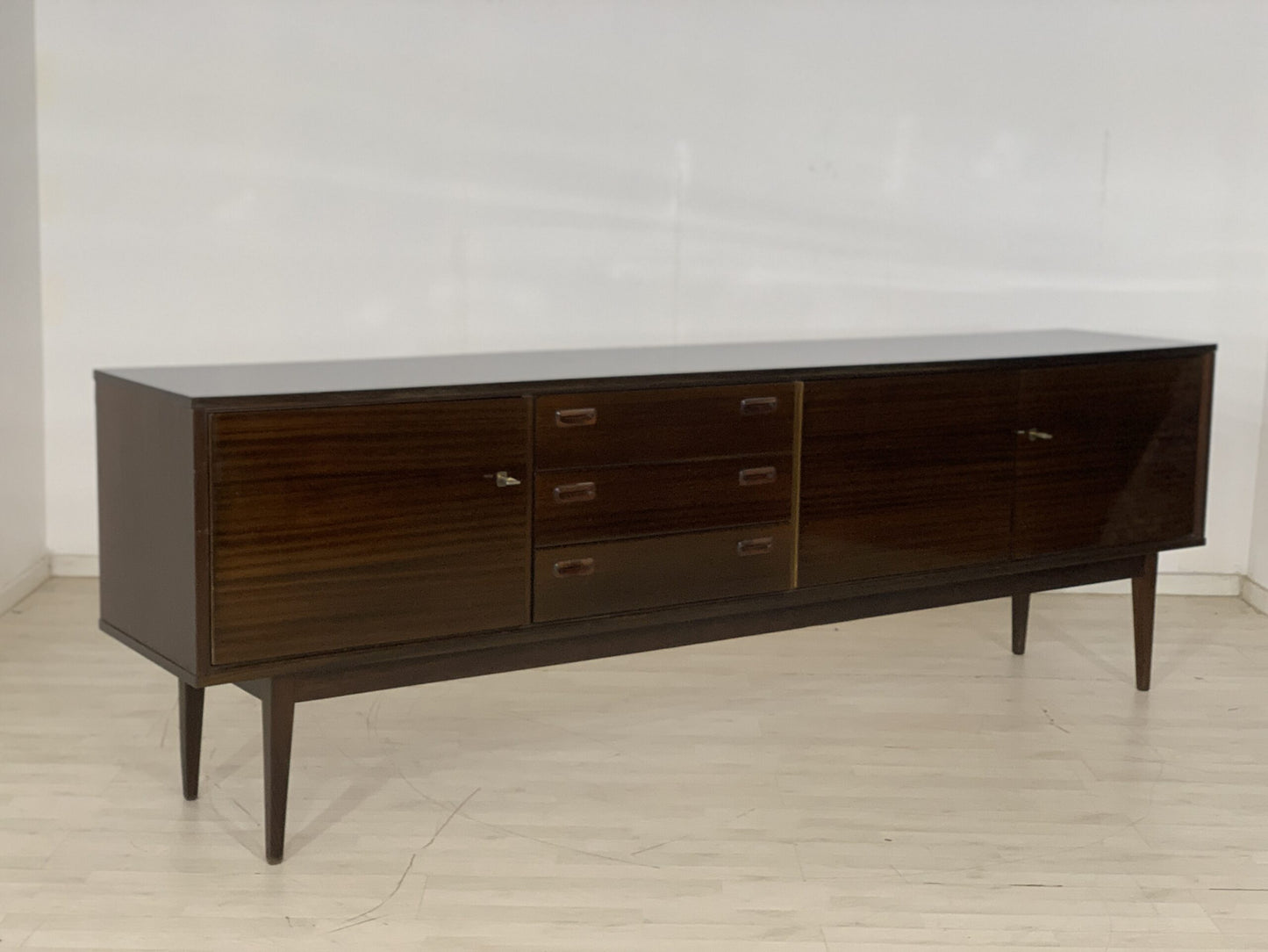 60ER JAHRE ANRICHTE SIDEBOARD LONGBOARD SCHRANK KOMMODE VINTAGE