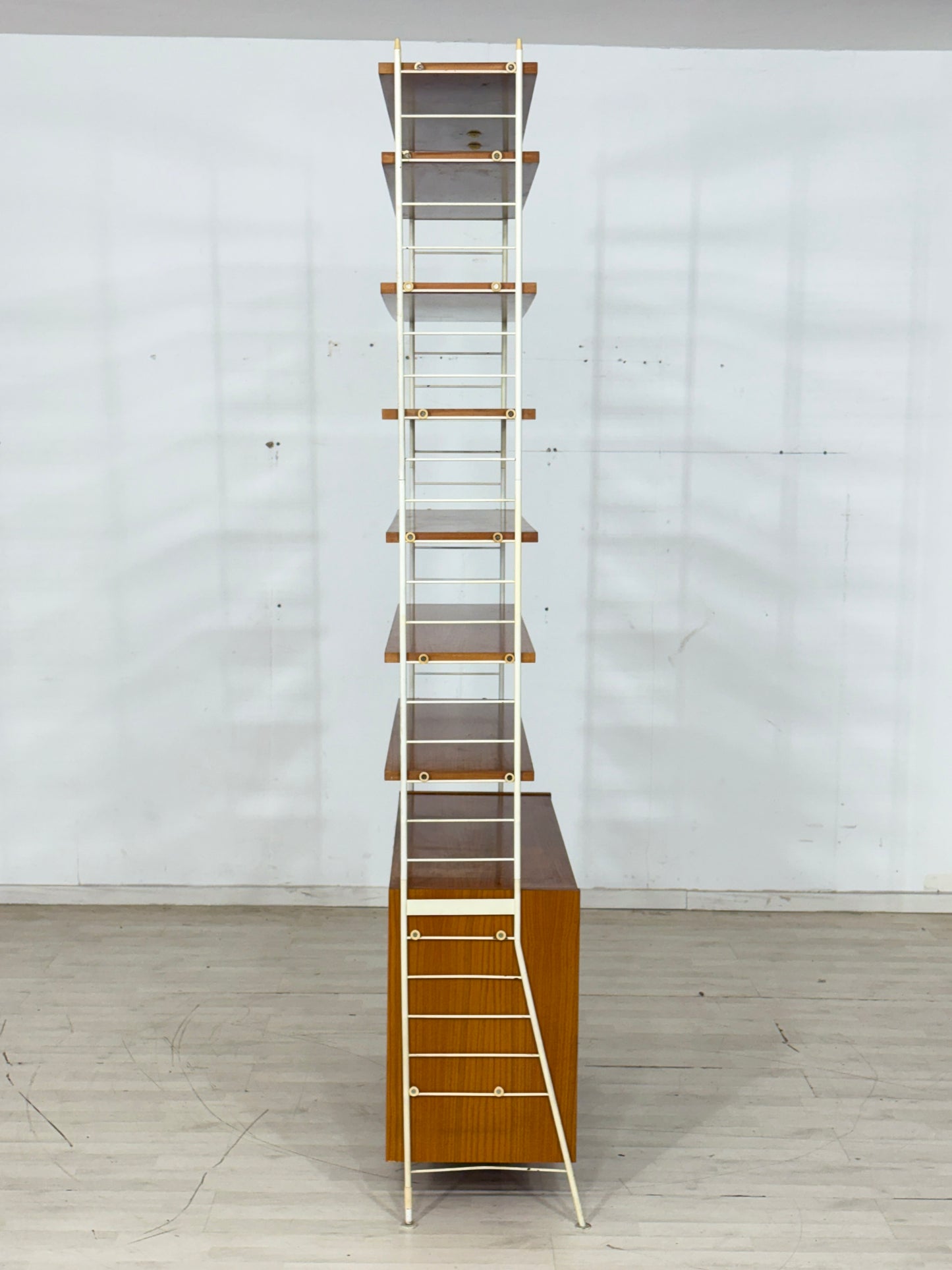 Modulares Mid-Century Wandregal „Sybille“-Serie - 60er Jahre / Stringregal