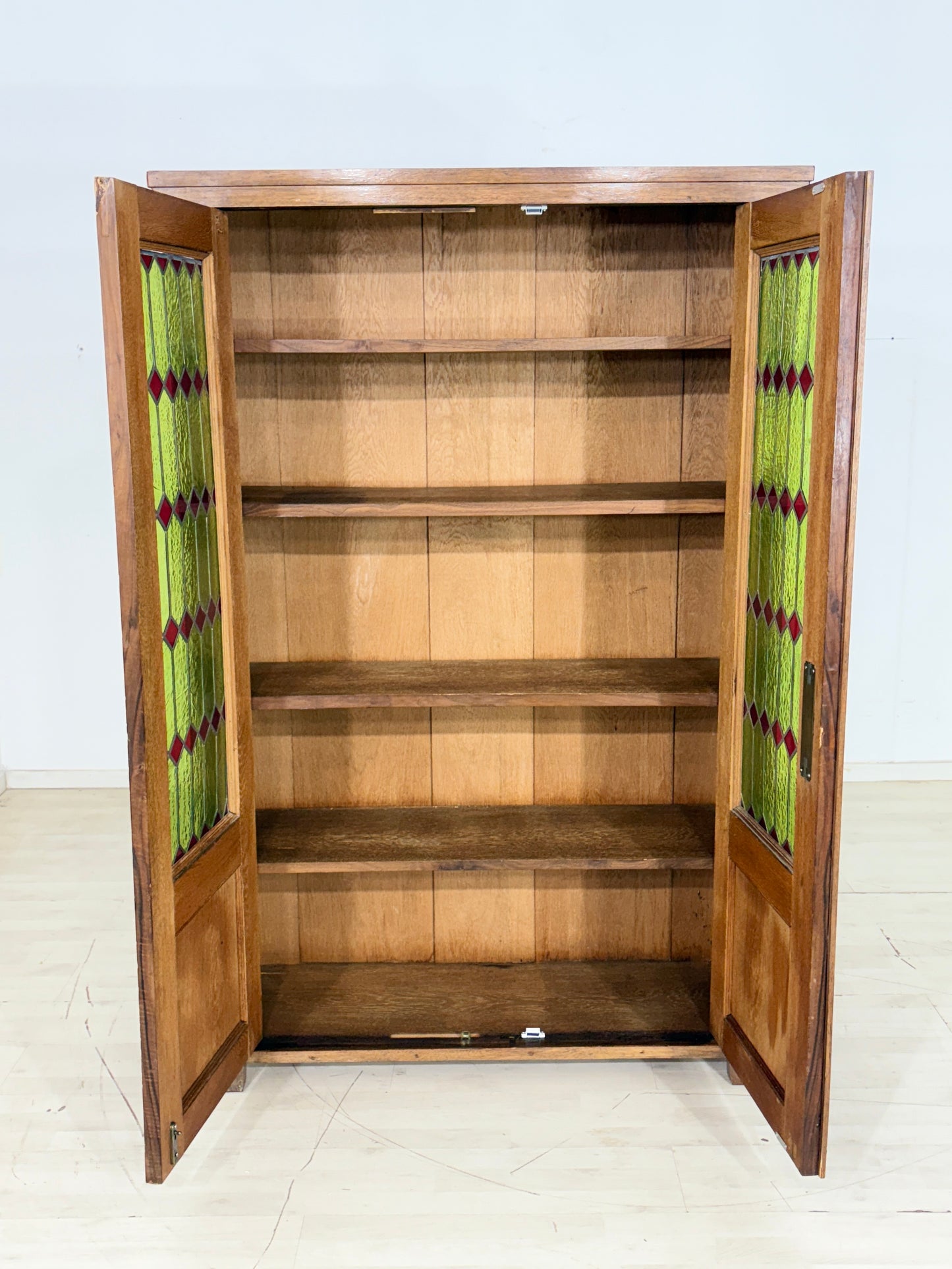 Sehr schöner Louis Philippe Fächerschrank Schrank Bücherschrank um 1880