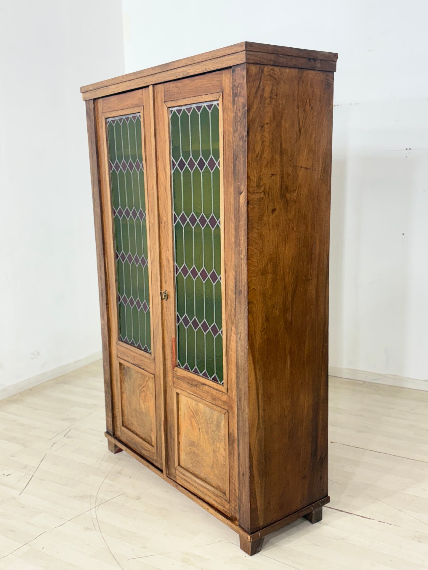 Sehr schöner Louis Philippe Fächerschrank Schrank Bücherschrank um 1880