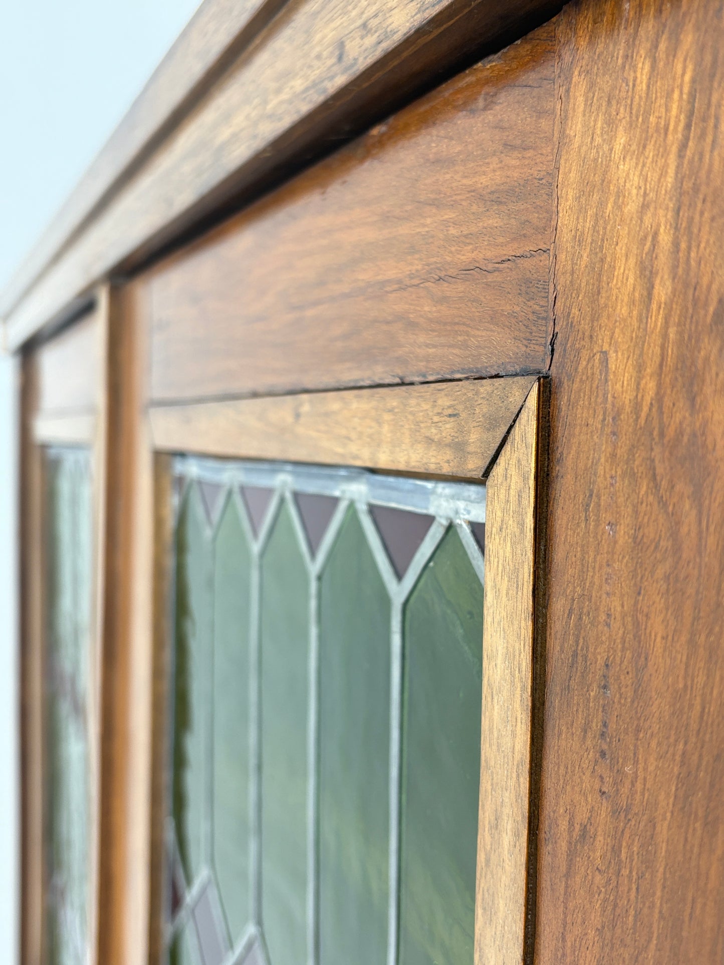 Sehr schöner Louis Philippe Fächerschrank Schrank Bücherschrank um 1880