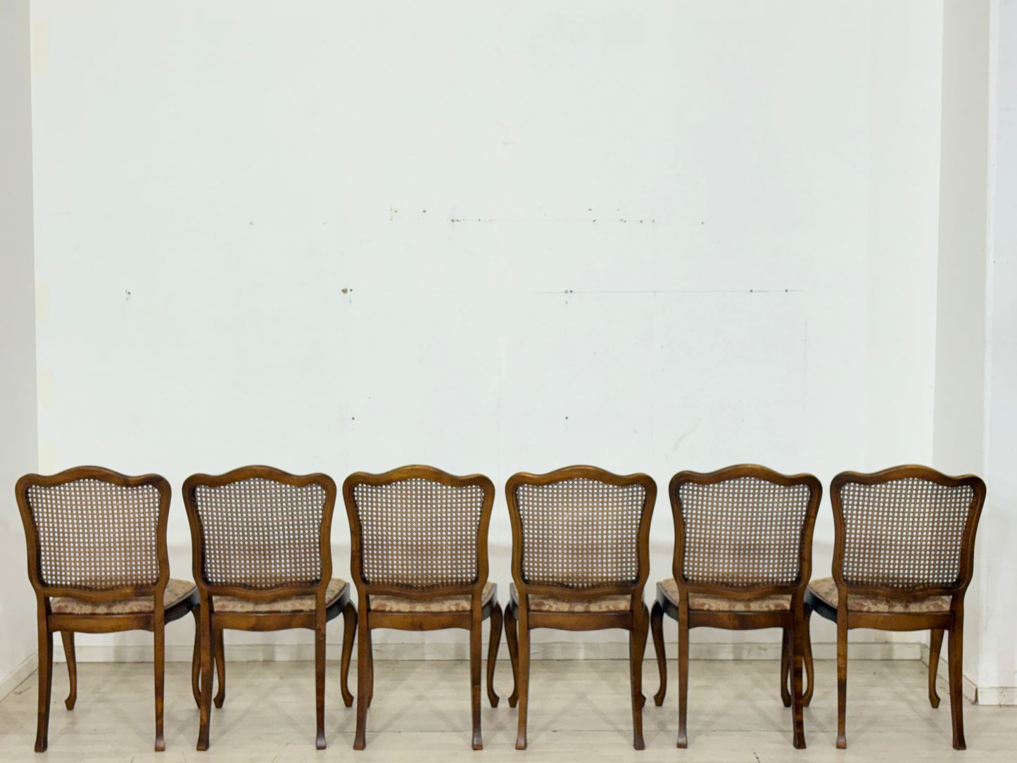 6er Set Chippendale Stühle / Vintage Esszimmerstühle / Mid Century Stühle