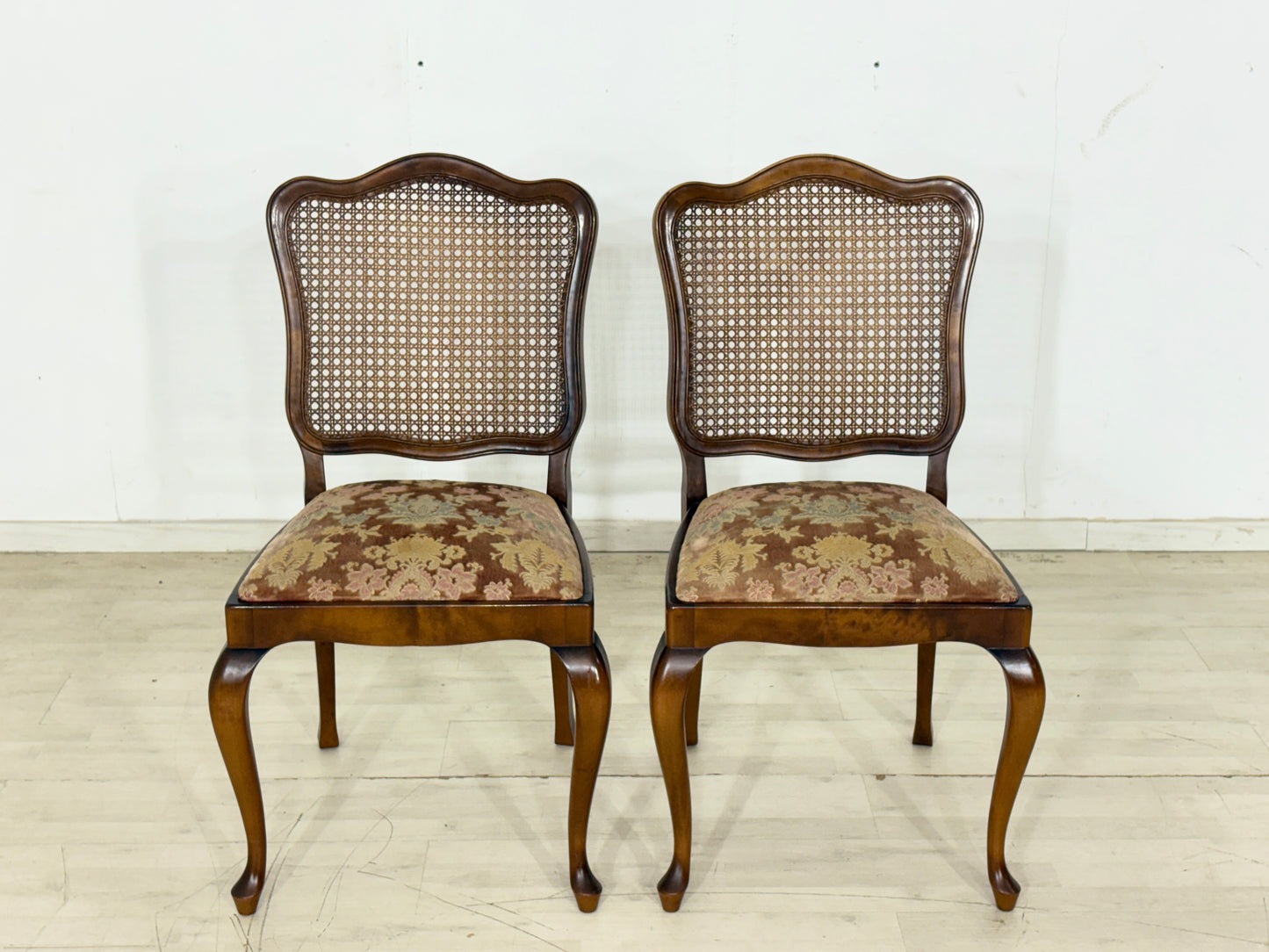 6er Set Chippendale Stühle / Vintage Esszimmerstühle / Mid Century Stühle