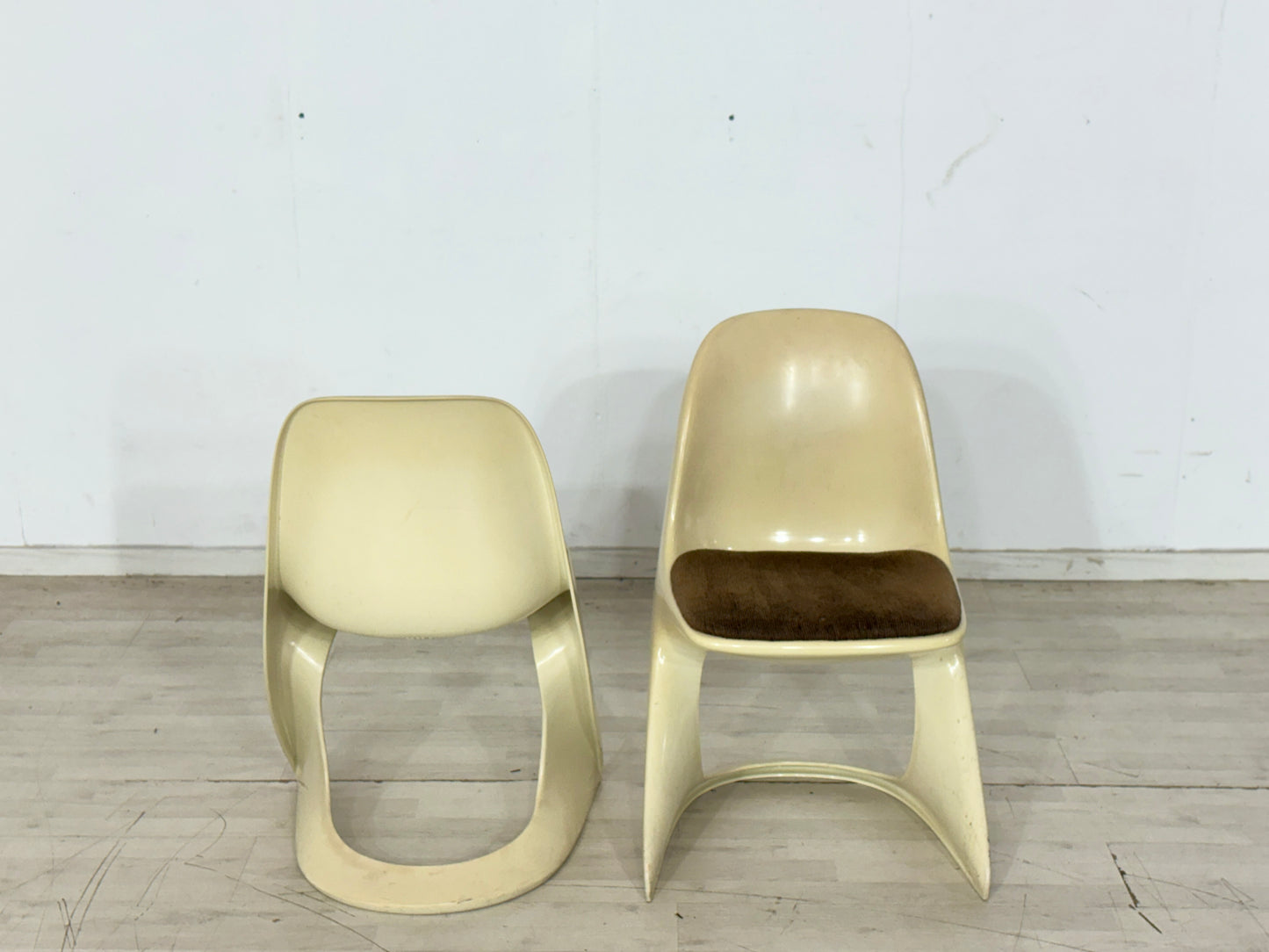 5er Set Casalino Casala Stühle / Esszimmerstühle / Gartenstühle – Vintage Space Age