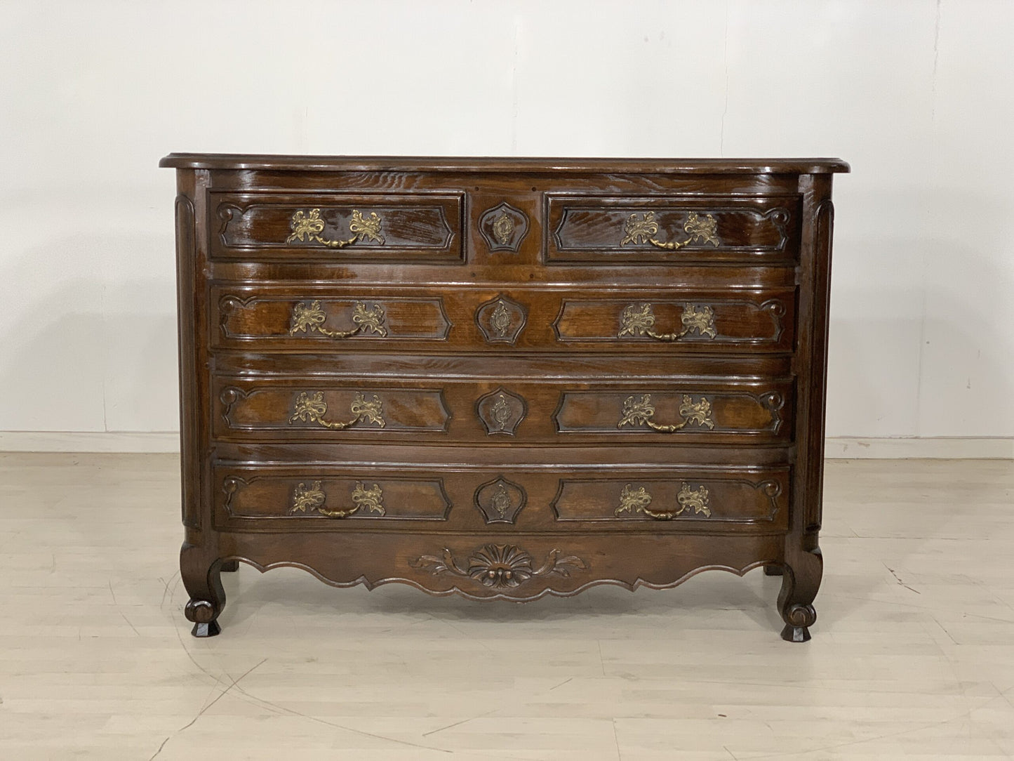 COMMODE CHIPPENDALE ANCIENNE LAVEUSE TIROIR CÔTÉ ARMOIRE VERS 1900