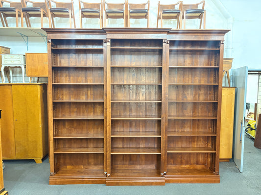 Großes Regal Bücherregal Bücherwand Bibliotheksregal Vintage