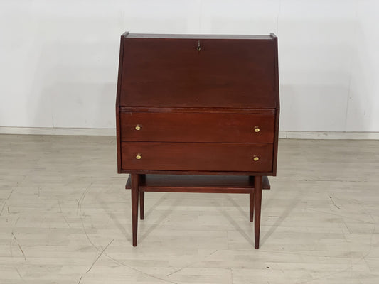 BUREAU DE SECRÉTAIRE DES ANNÉES 1960, CABINET D'ÉCRITURE VINTAGE BUFFET