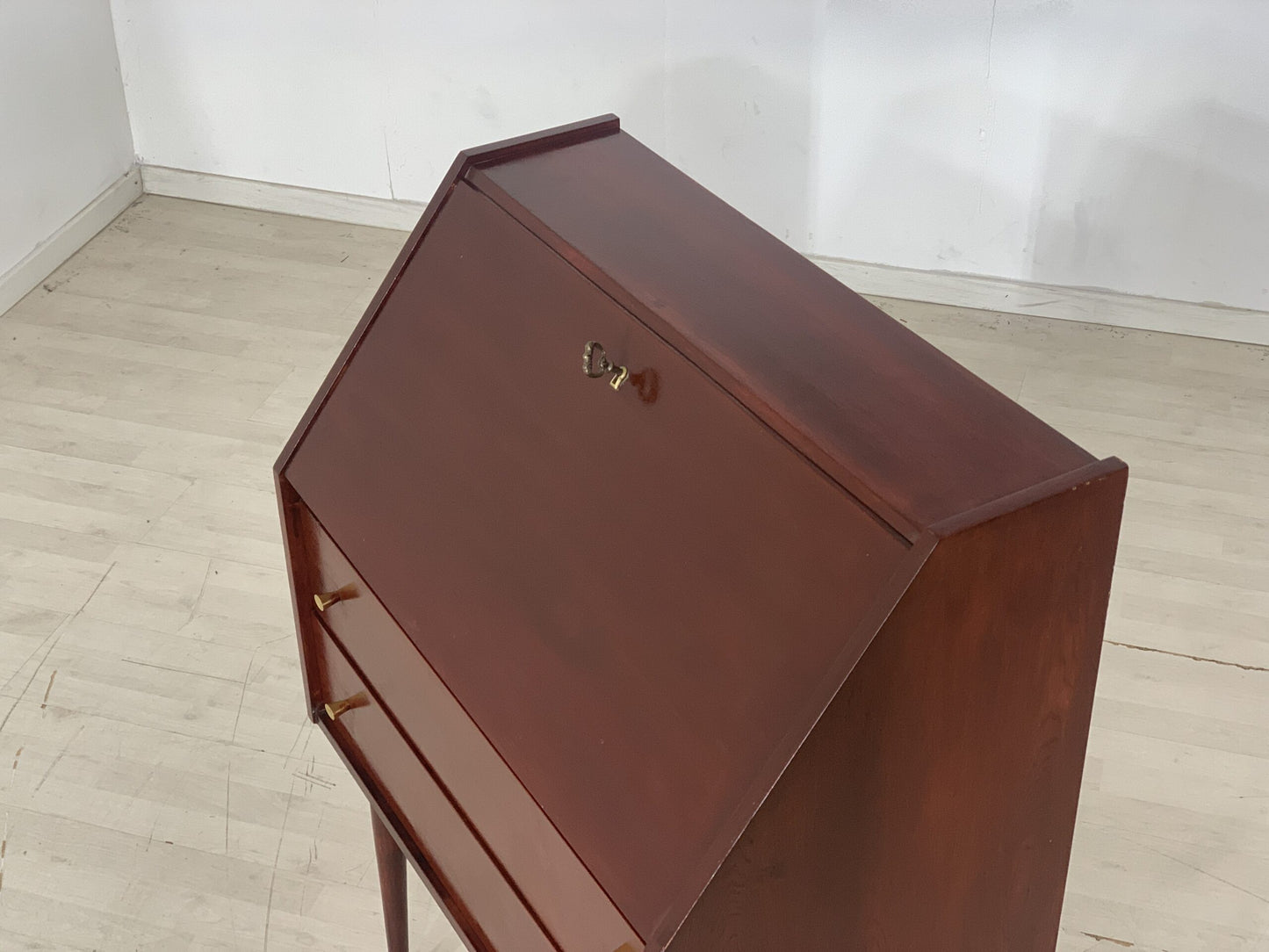 BUREAU DE SECRÉTAIRE DES ANNÉES 1960, CABINET D'ÉCRITURE VINTAGE BUFFET