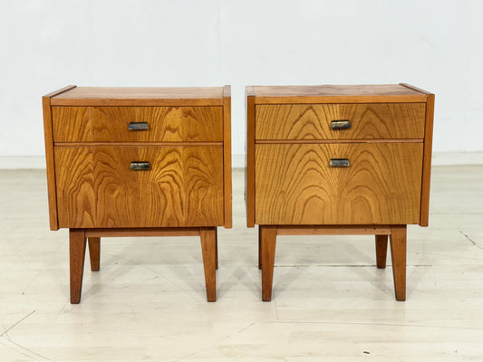 2x Vintage Nachttische / Mid Century Nachtschränke / Vintage Nachttische