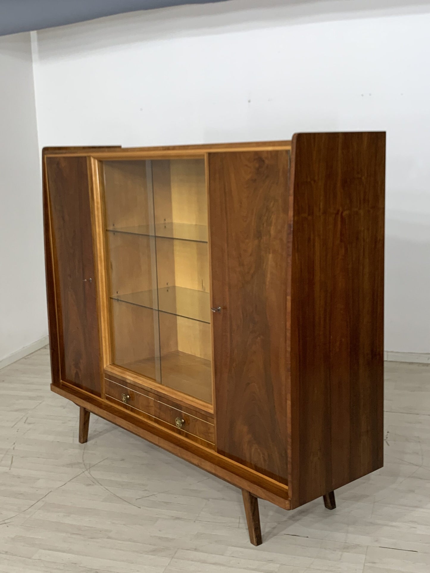 60ER JAHRE ANRICHTE SCHRANK GESCHIRRSCHRANK WOHNZIMMERSCHRANK VINTAGE HIGHBOARD