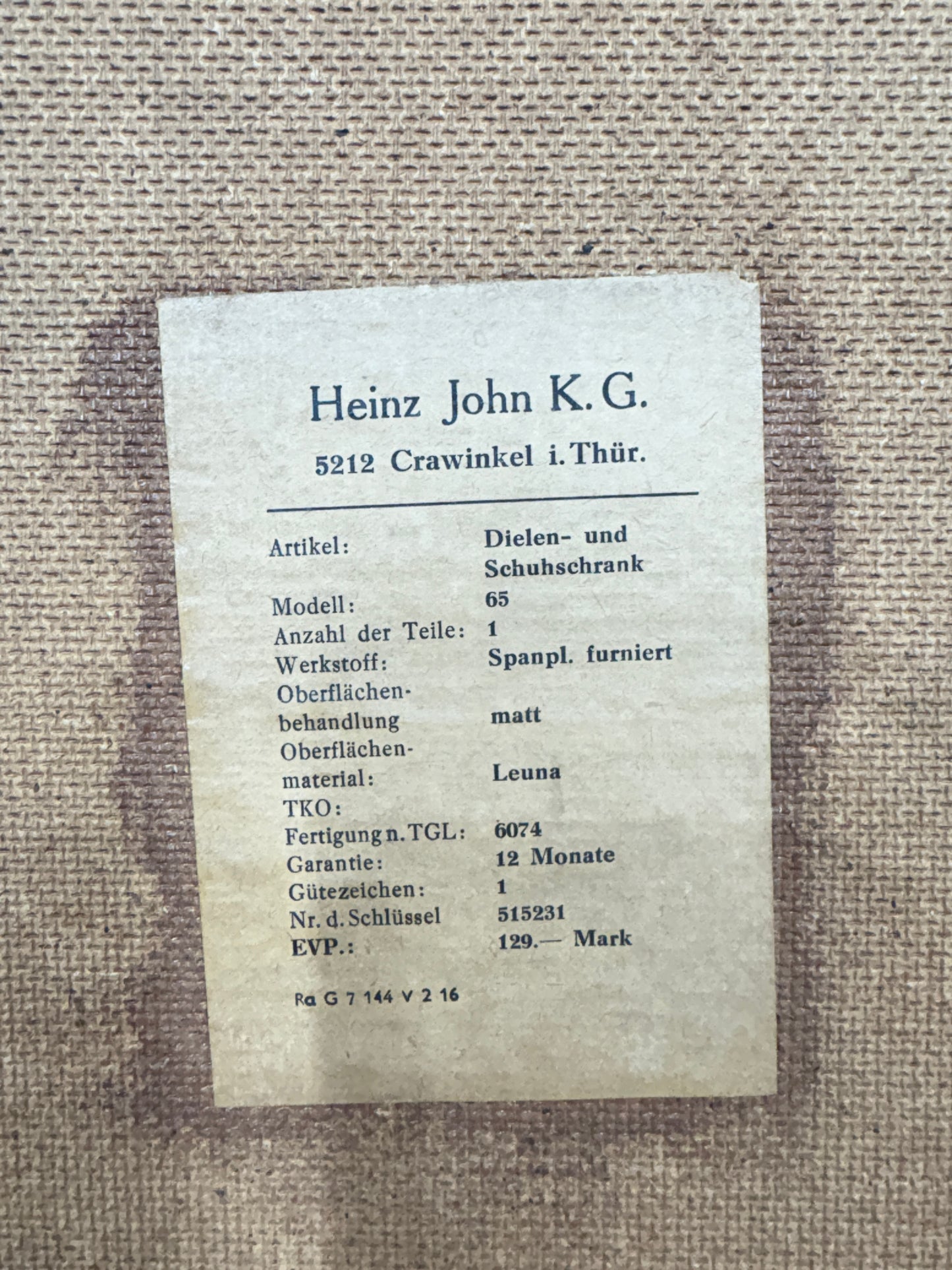 Vintage Schuhschrank Flurschrank Schuhregal