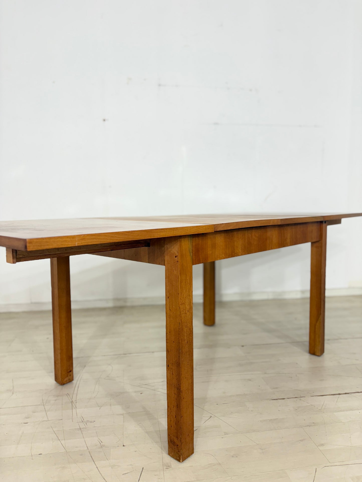 Art Deco Esstisch / 1928er Jahre Vintage Tisch / Küchentisch Walnuss Ausziehbar