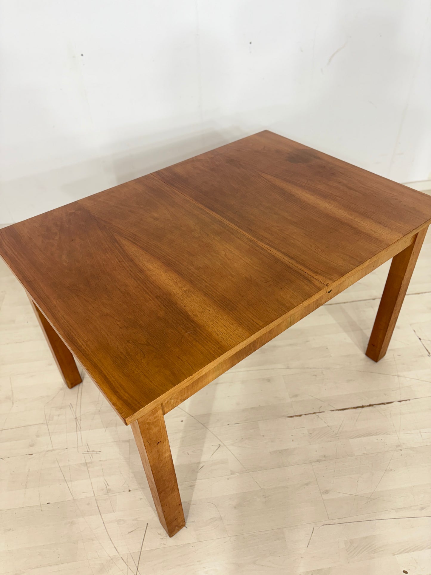 Art Deco Esstisch / 1928er Jahre Vintage Tisch / Küchentisch Walnuss Ausziehbar