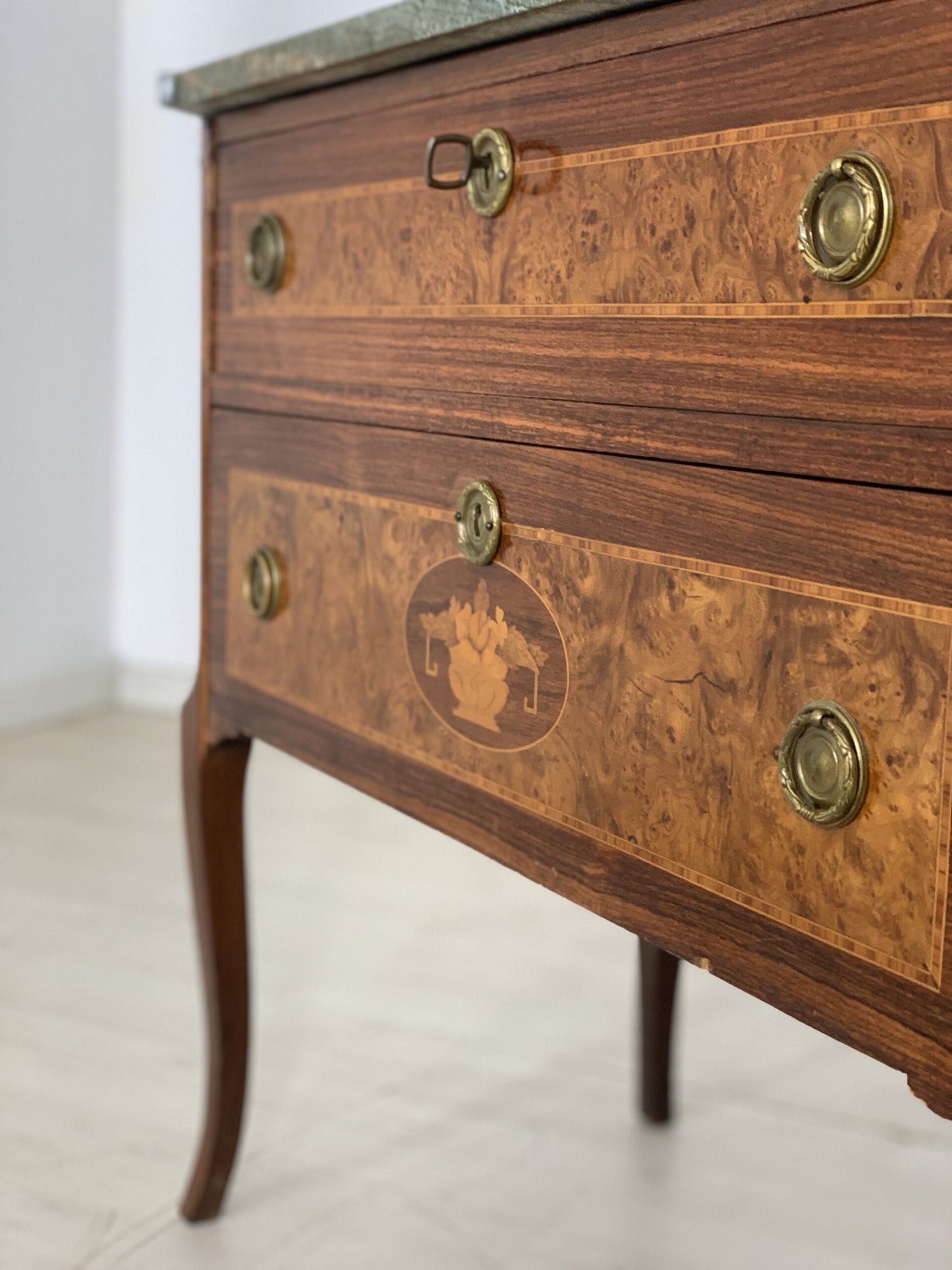 COMMODE À TIROIRS STYLE BAROQUE ARMOIRE HALL ARMOIRE VINTAGE