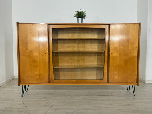 Mid Century Highboard Sideboard Anrichte Geschirrschrank Vintage