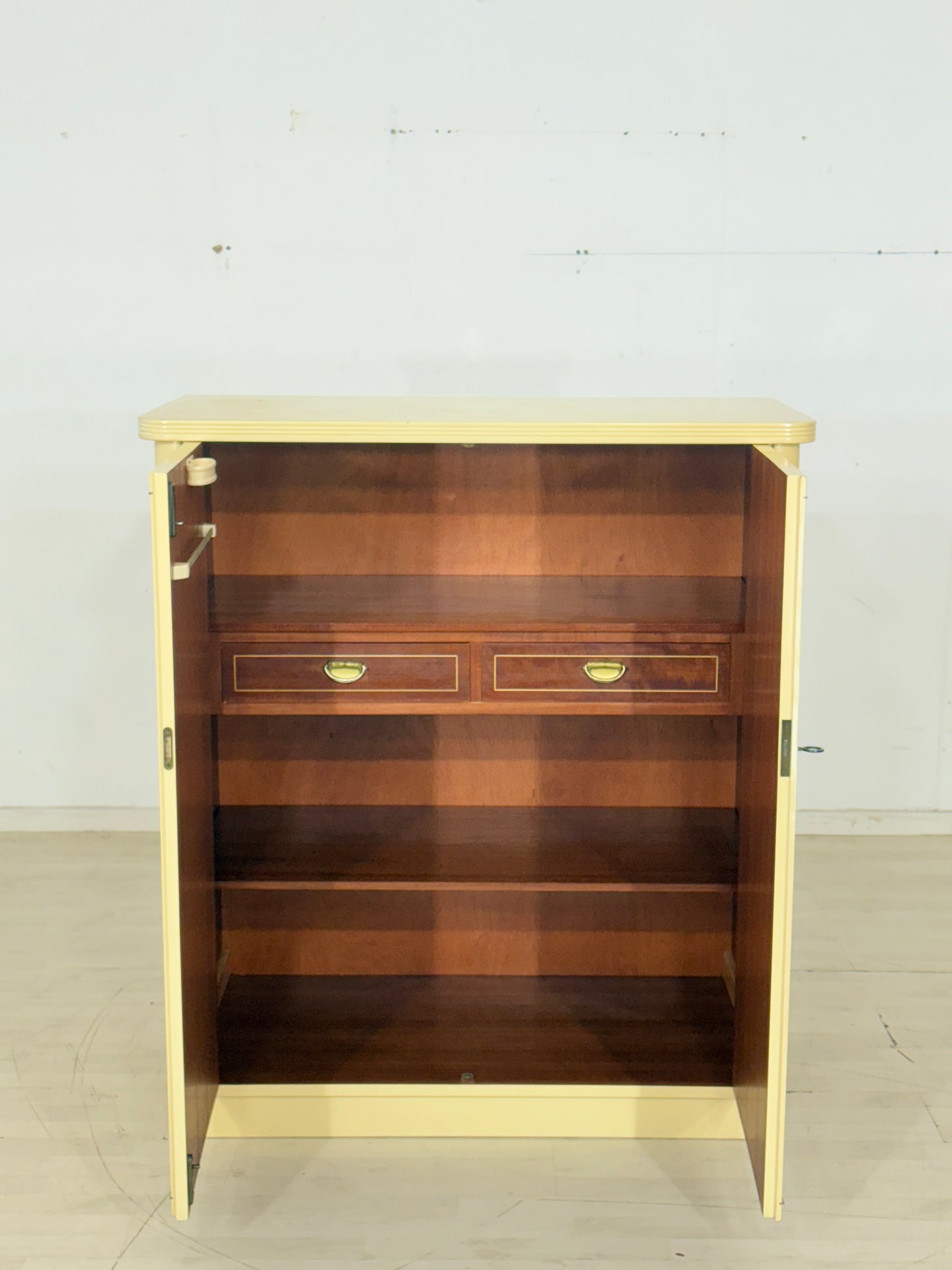 Vintage Wäscheschrank Waschkommode Herrenschrank Kleiderschrank