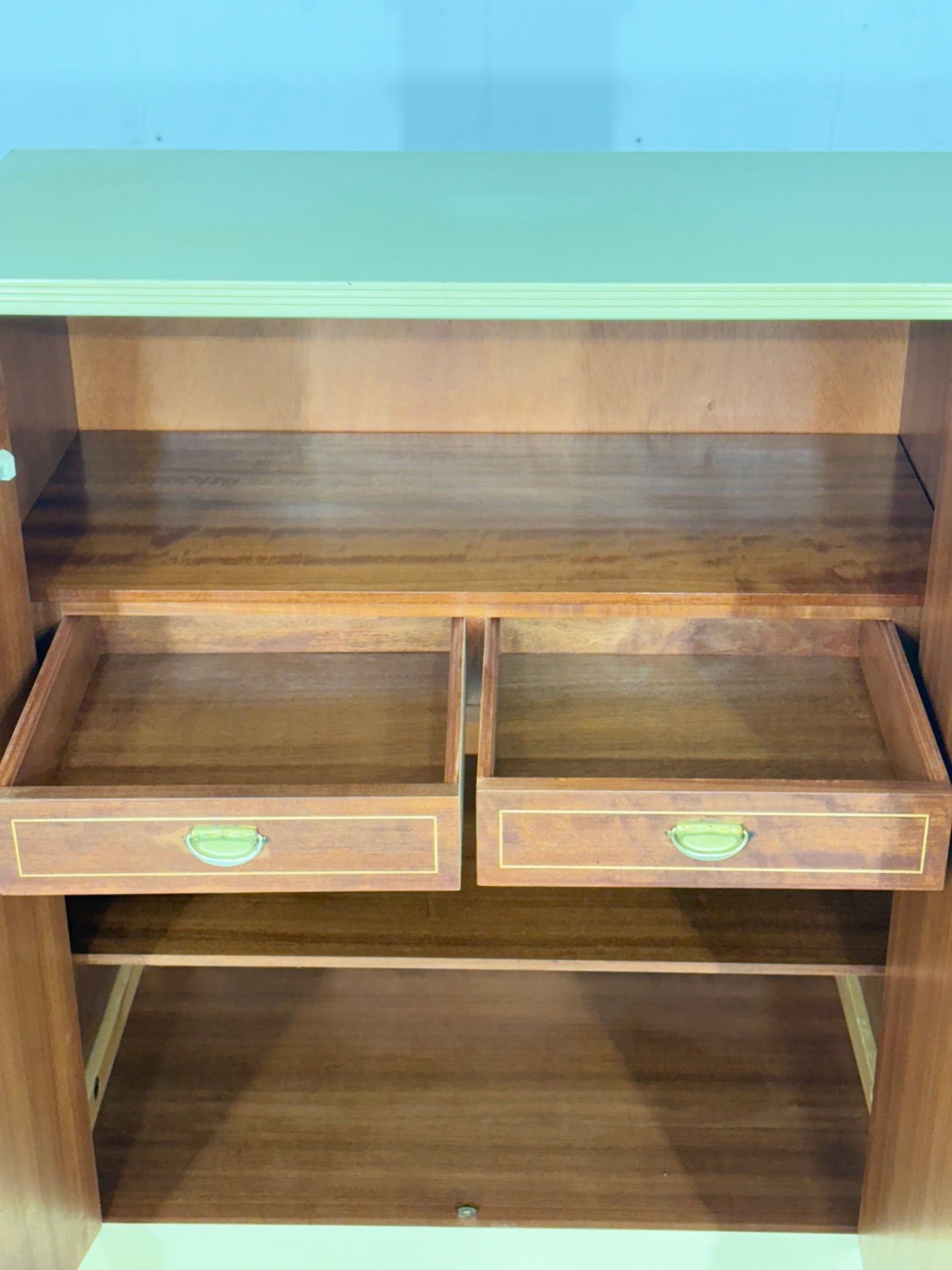 Vintage Wäscheschrank Waschkommode Herrenschrank Kleiderschrank