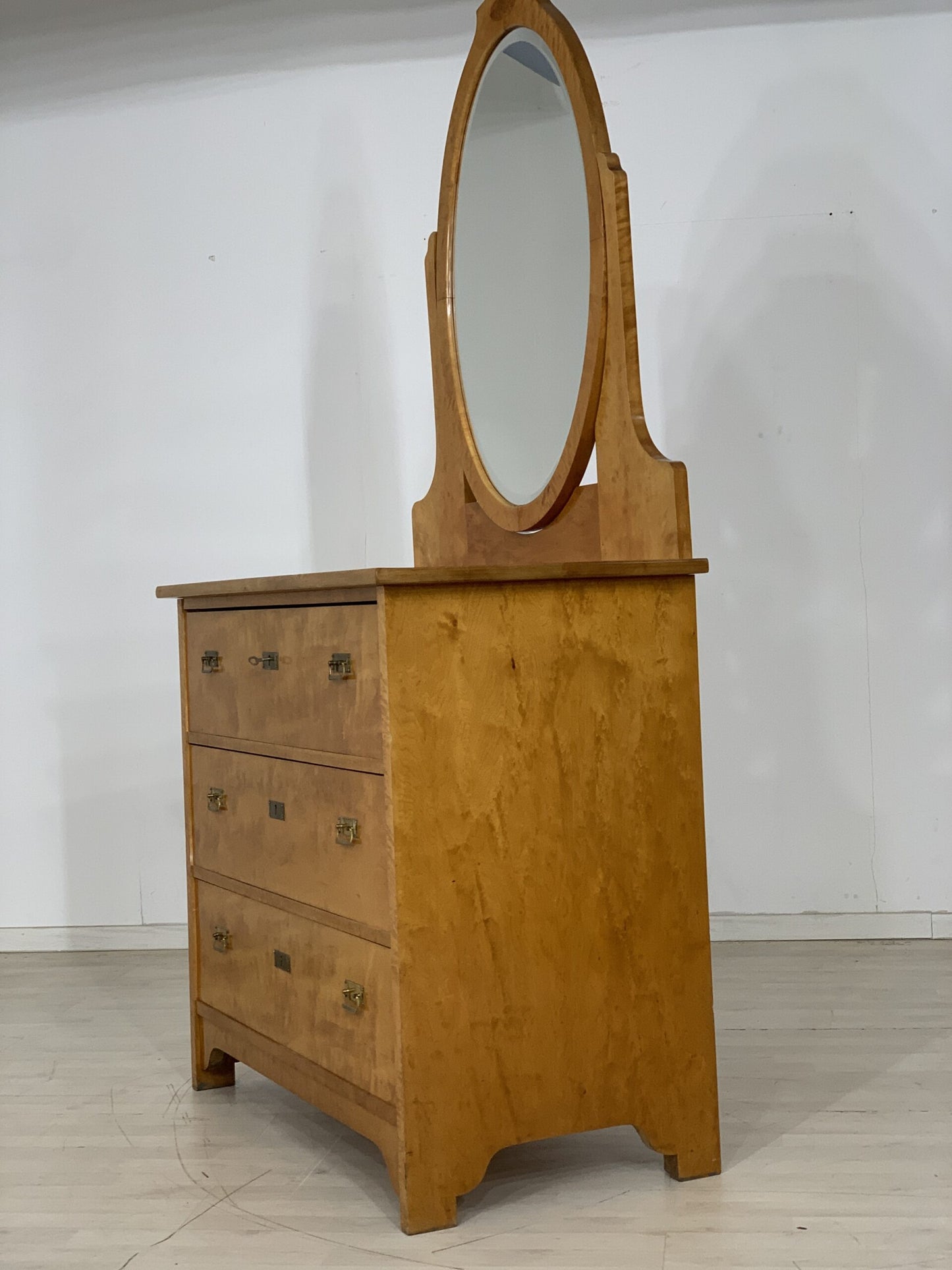 ART NOUVEAU MIRROR DRESSING TABLE CABINET BEDROOM CABINET WASHING TABLE AROUND 1920