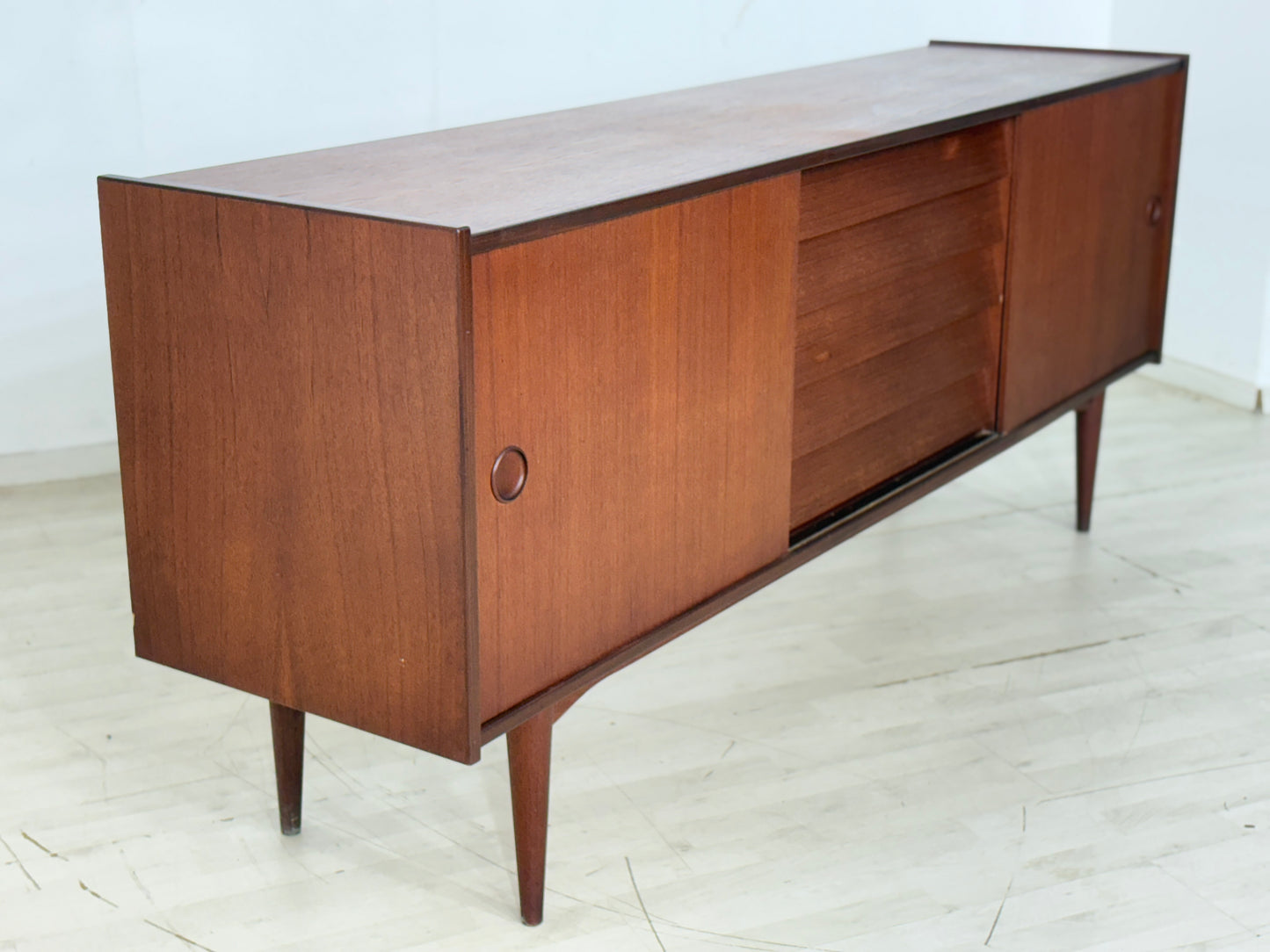 Skandinavisches Design - Hugo Troeds / Teak Sideboard / Vintage Sideboard / 60er Jahre Sideboard